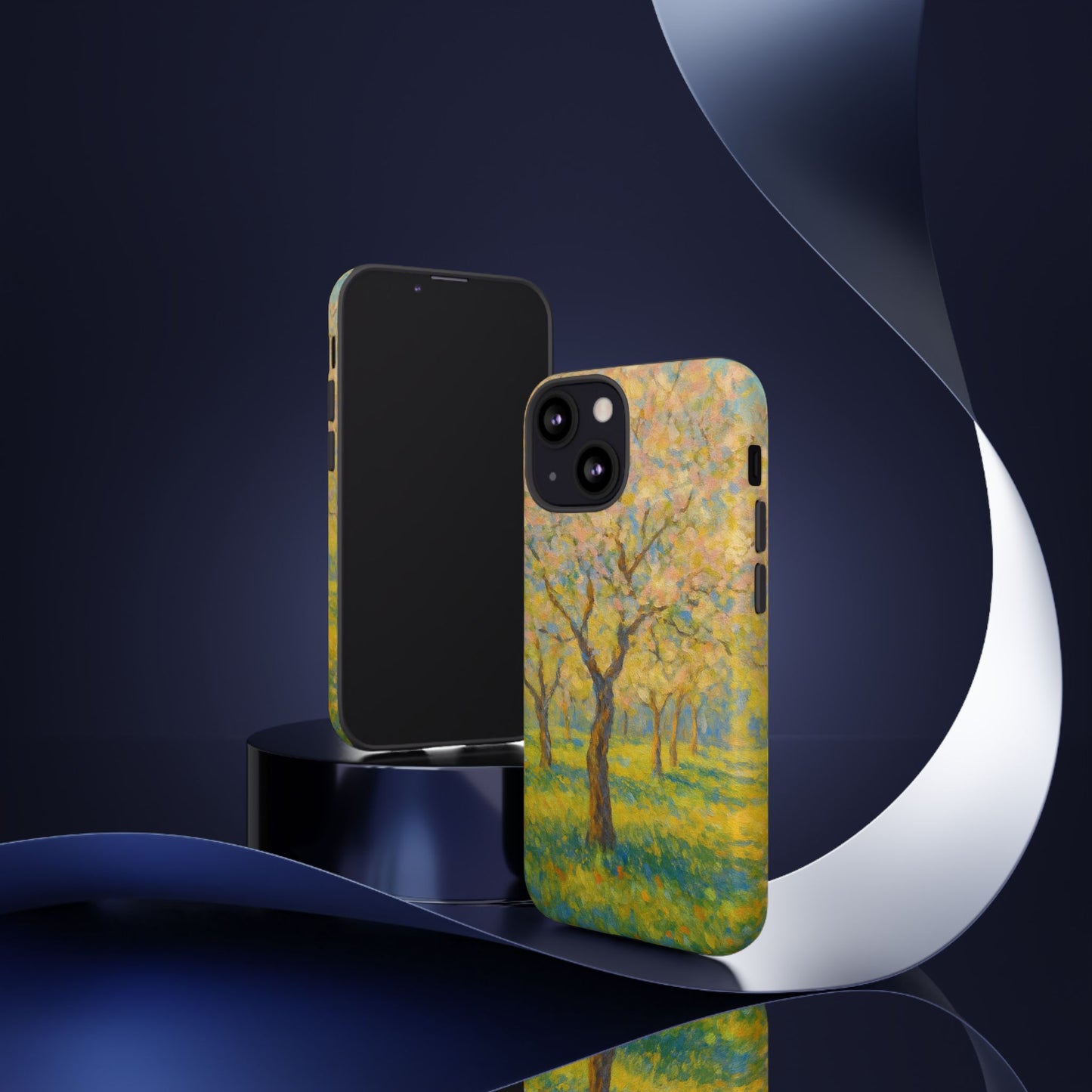 Artistic Phone Case, Tough Phone Case, Flower Tree Case, Spring Decor, Unique Phone Cover, Nature Lover Gift