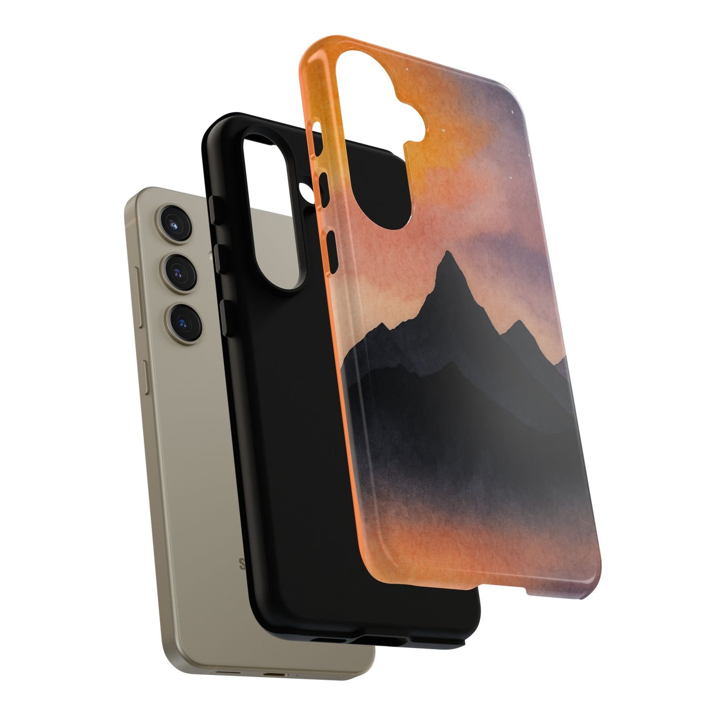 Mountain Sunset Phone Case, Nature Lover's Gift, Adventure Phone Cover, Unique Cellphone Accessories, Outdoor Enthusiast Decor