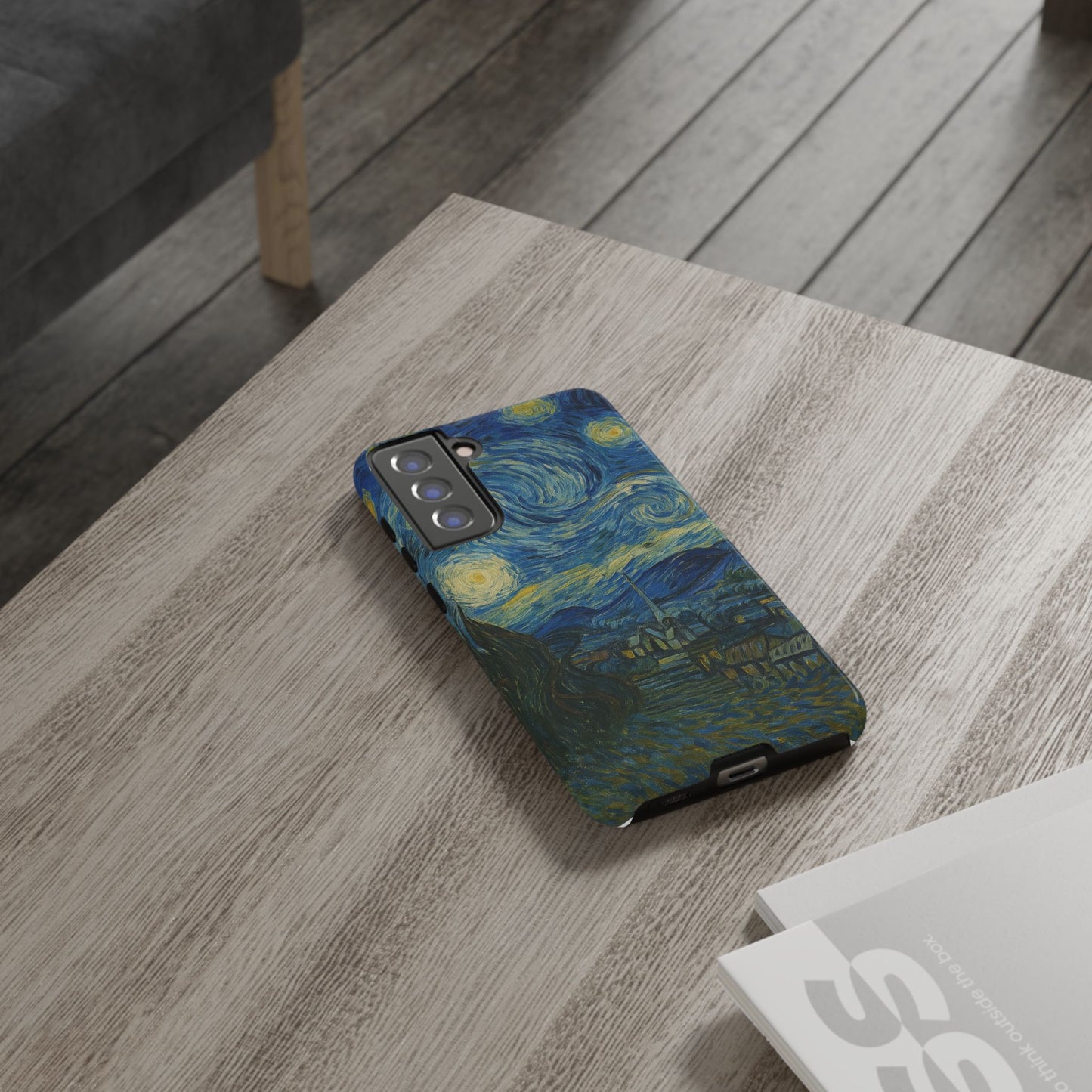 Starry Night Phone Case, Artistic Cell Phone Cover, Gift for Art Lovers, Unique Phone Accessory, Birthday Gift for Him/Her, Tough Cases