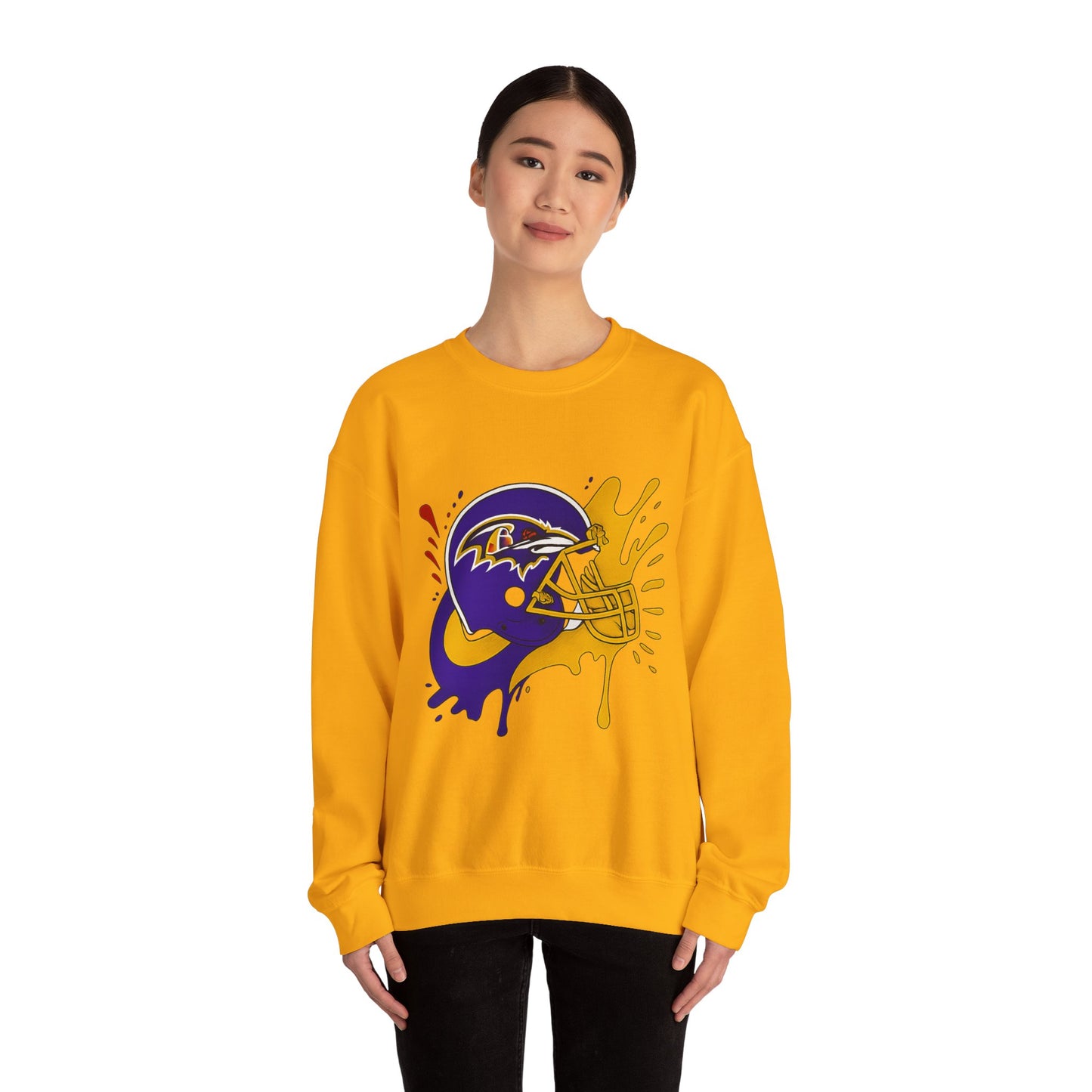 Baltimore Ravens Crewneck Sweatshirt, Unisex Sport Sweatshirt, Football Fan Apparel, Comfy Game Day Outfit, NFL Gift for Him/Her
