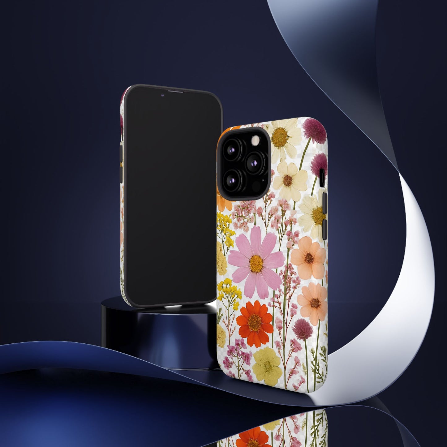 Floral Phone Case - Tough Cases, Stylish Protective Cover, Flower Design, Trendy Gift, Nature Lover Accessory, DRIED FLOWERS