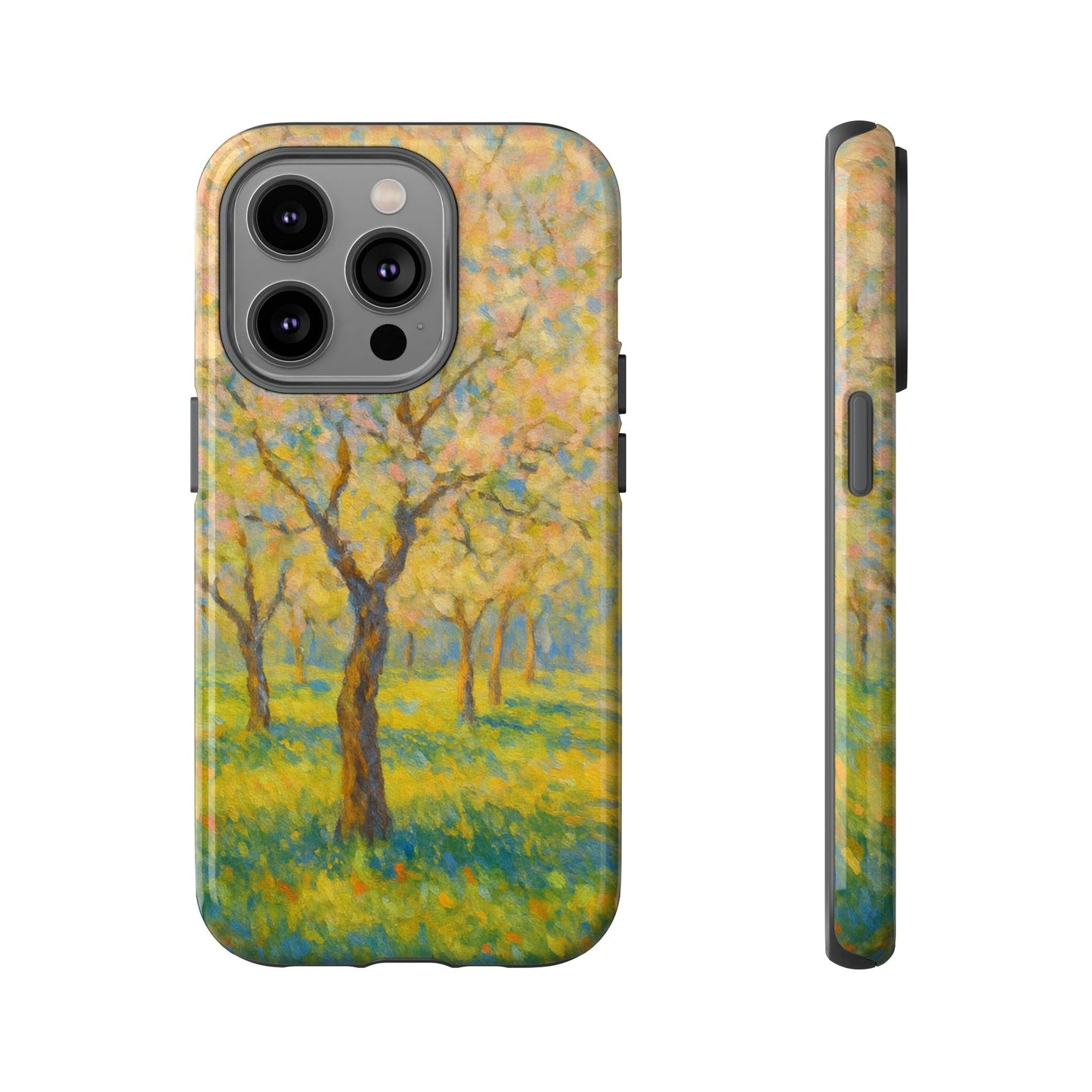 Artistic Phone Case, Tough Phone Case, Flower Tree Case, Spring Decor, Unique Phone Cover, Nature Lover Gift