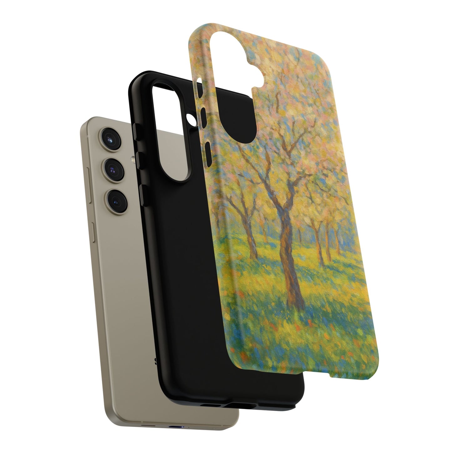 Artistic Phone Case, Tough Phone Case, Flower Tree Case, Spring Decor, Unique Phone Cover, Nature Lover Gift