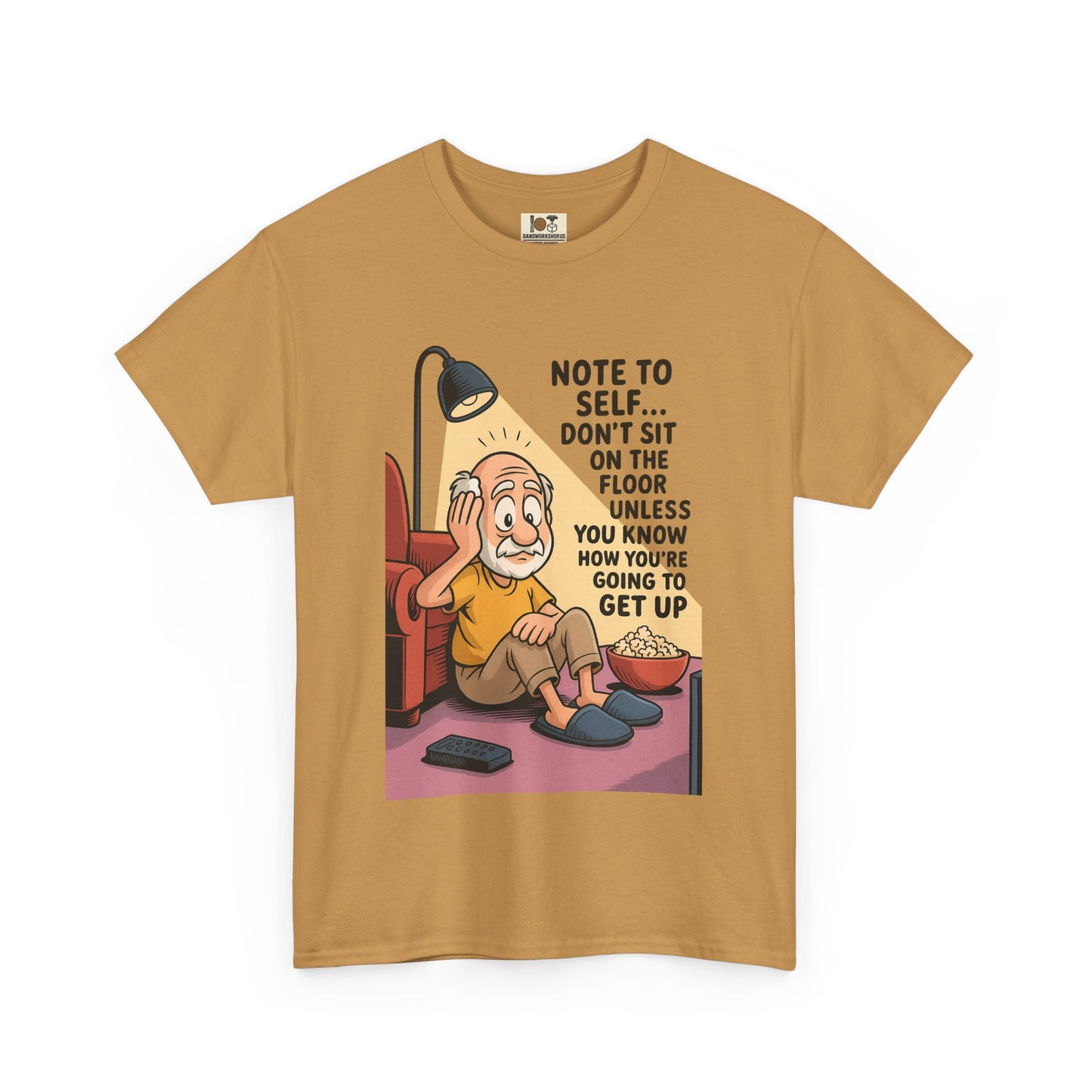 Funny Note to Self Tee for Laziness Lovers, Humor T-Shirt, Quirky Cotton Shirt, Gift for Friends, Relaxation Apparel