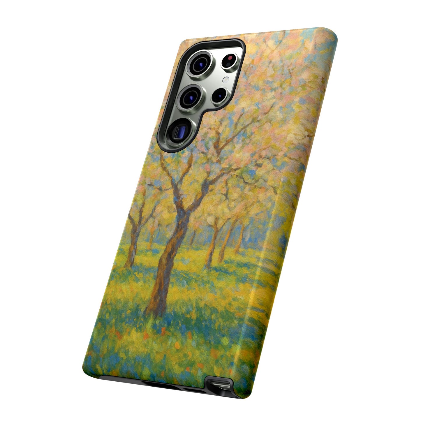 Artistic Phone Case, Tough Phone Case, Flower Tree Case, Spring Decor, Unique Phone Cover, Nature Lover Gift