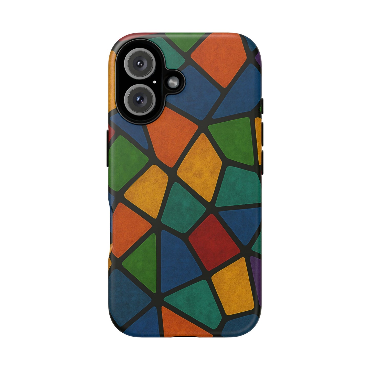 Colorful Mosaic Phone Case, Tough Cell Phone Cover, Vibrant Smartphone Protector, Unique Gift for Weddings, Birthday, Holidays