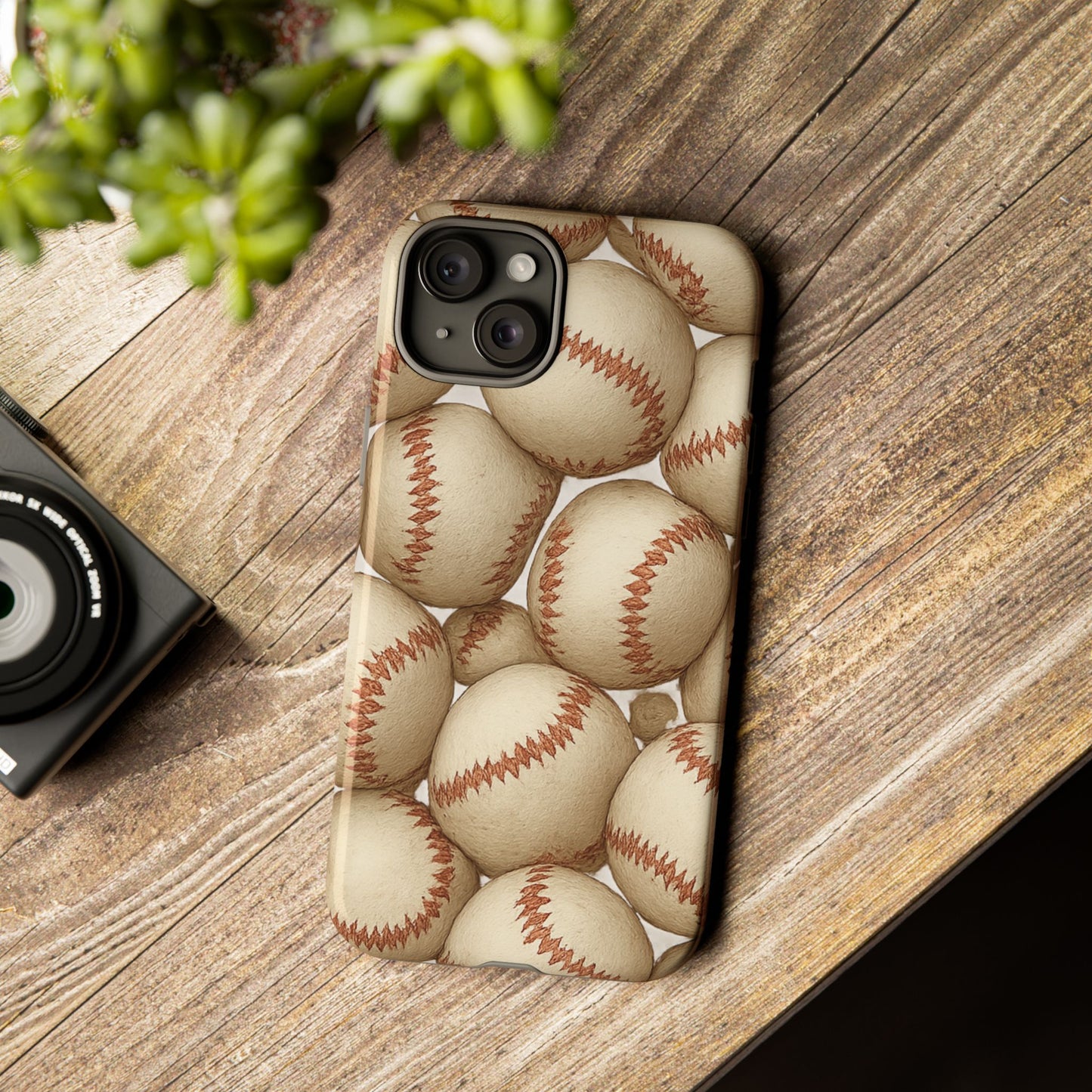 Baseball Phone Case, Tough Cases for Sports Fans, Custom iPhone Cover, Unique Gift for Baseball Lovers, Durable Protection