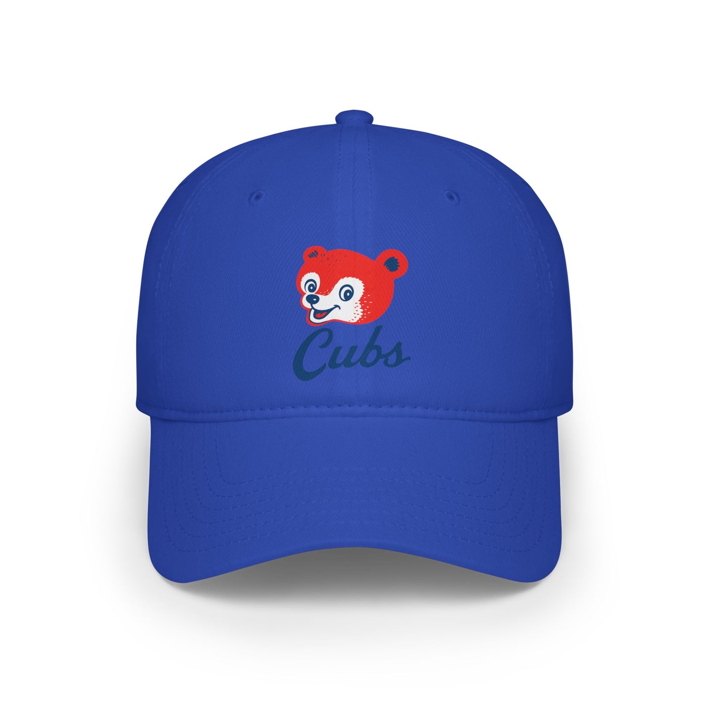 Cheerful Cubs Low Profile Baseball Cap - Fun Gift for Sports Fans, Summer Outings, Outdoor Events, Birthday Parties, Casual Wear