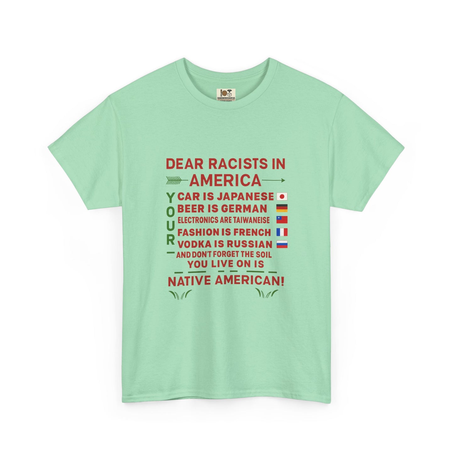 Cultural Awareness Tee, Unisex Heavy Cotton Tee, Anti-Racist Shirt, Social Justice Clothing, Statement T-Shirt, Gift for Activists