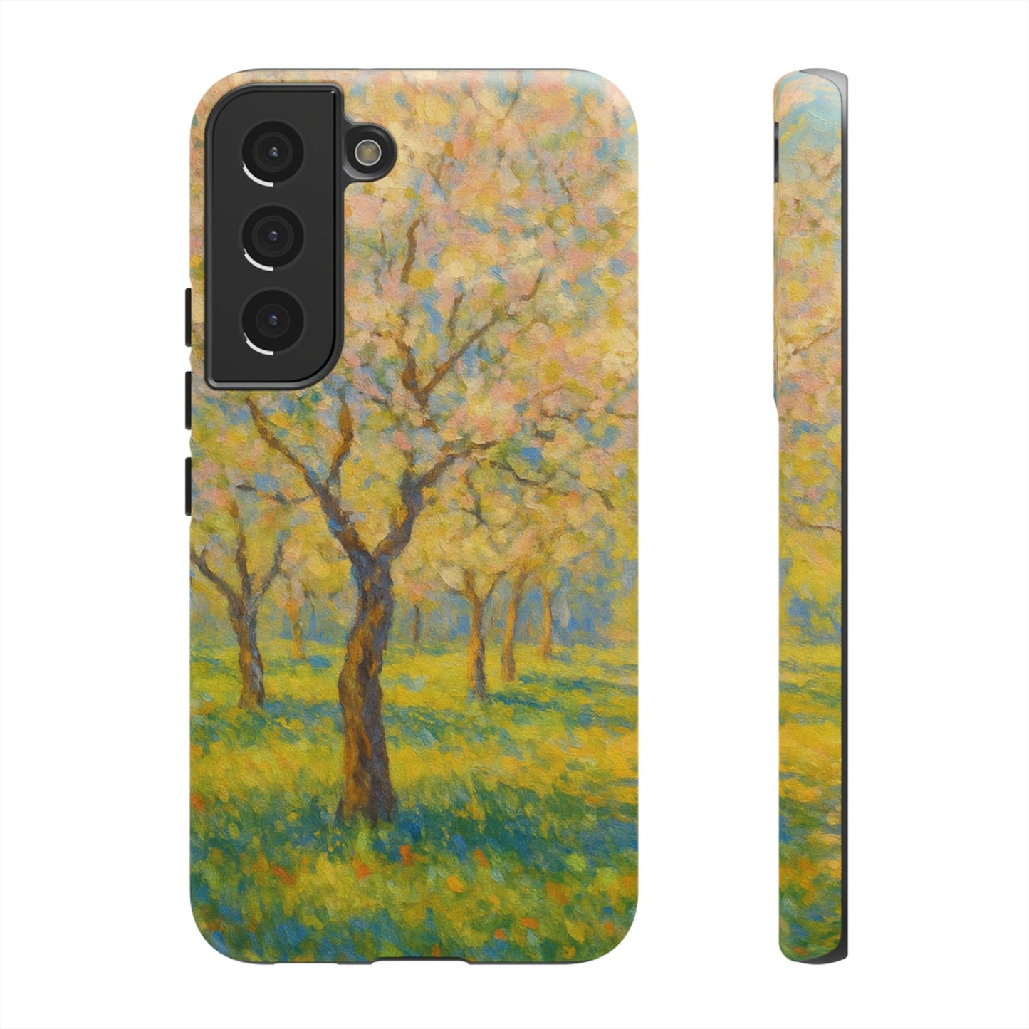 Artistic Phone Case, Tough Phone Case, Flower Tree Case, Spring Decor, Unique Phone Cover, Nature Lover Gift