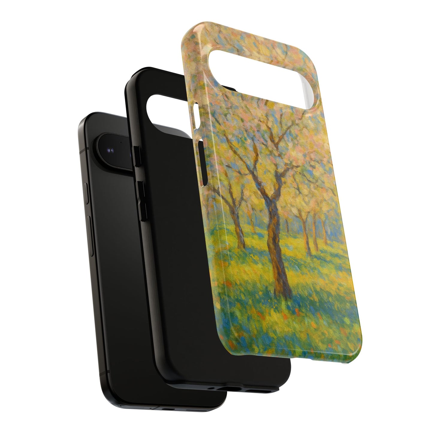 Artistic Phone Case, Tough Phone Case, Flower Tree Case, Spring Decor, Unique Phone Cover, Nature Lover Gift
