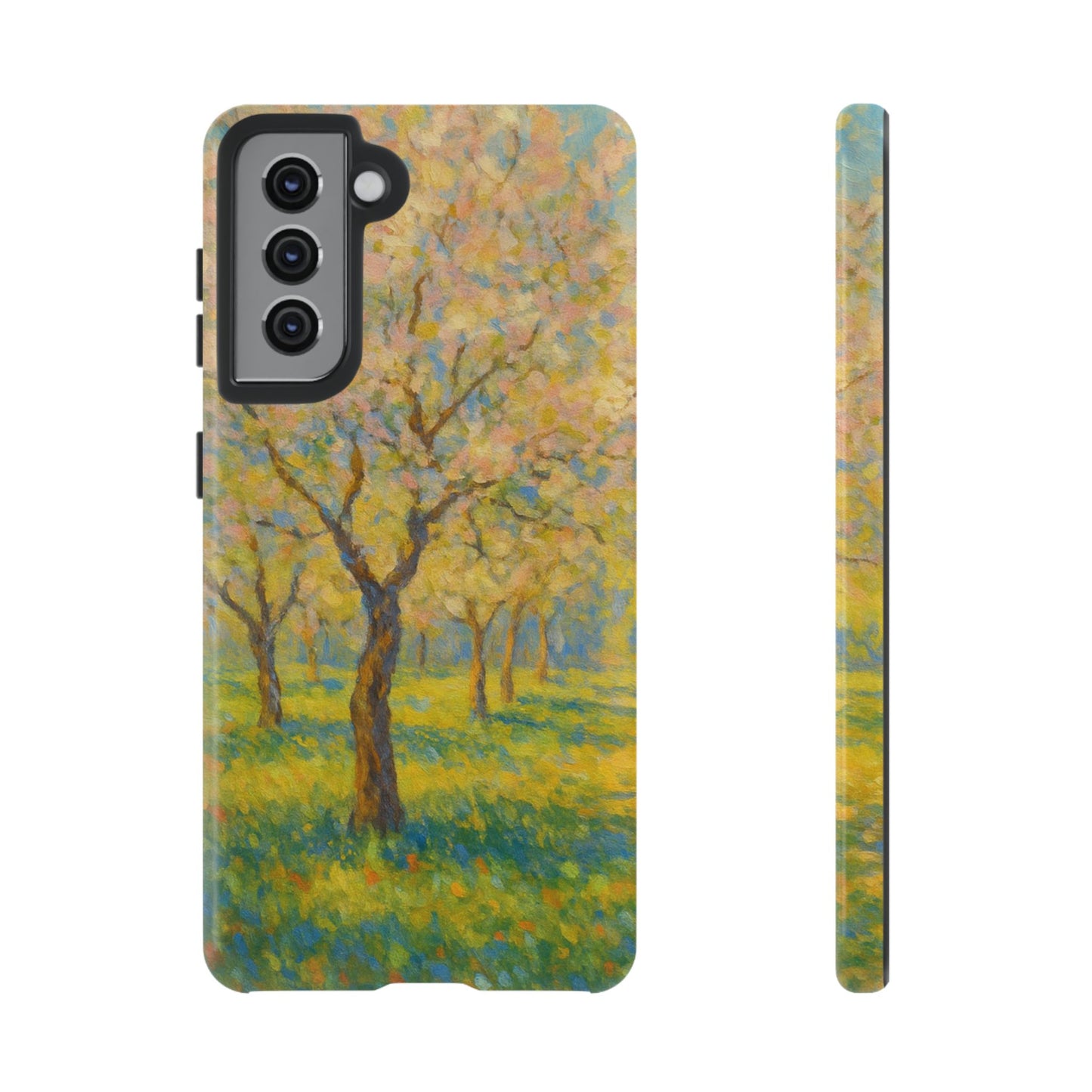 Artistic Phone Case, Tough Phone Case, Flower Tree Case, Spring Decor, Unique Phone Cover, Nature Lover Gift
