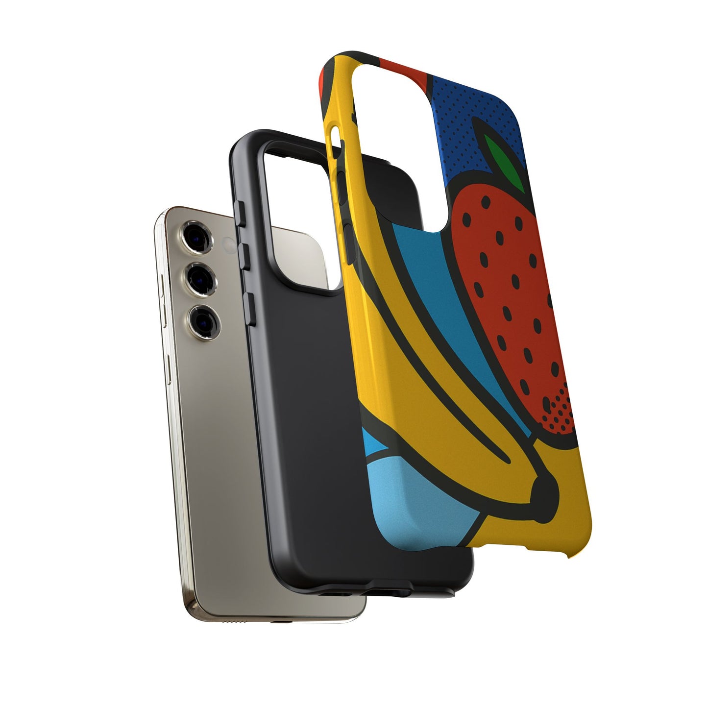 Colorful Fruit Phone Case - Tough Cases - Fun, Vibrant, Unique, Gifts for Friends, Summer Accessories, Trendy Phone Protector