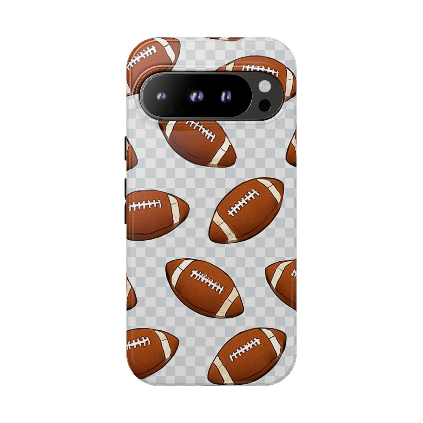 Football Phone Case, Tough Cases for Sports Fans, Unique Gift for Football Lovers, Protective Decor, Athletic Accessories