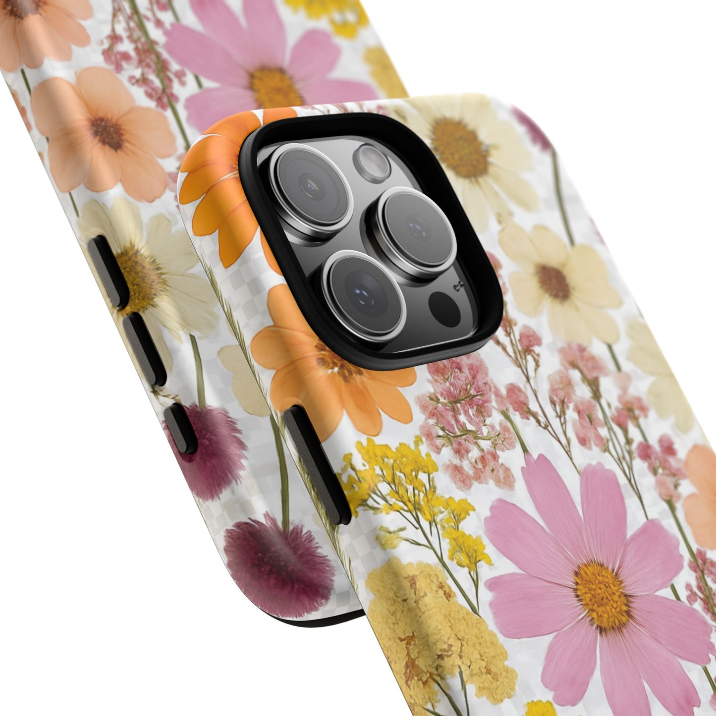Floral Phone Case - Tough Cases, Stylish Protective Cover, Flower Design, Trendy Gift, Nature Lover Accessory, DRIED FLOWERS