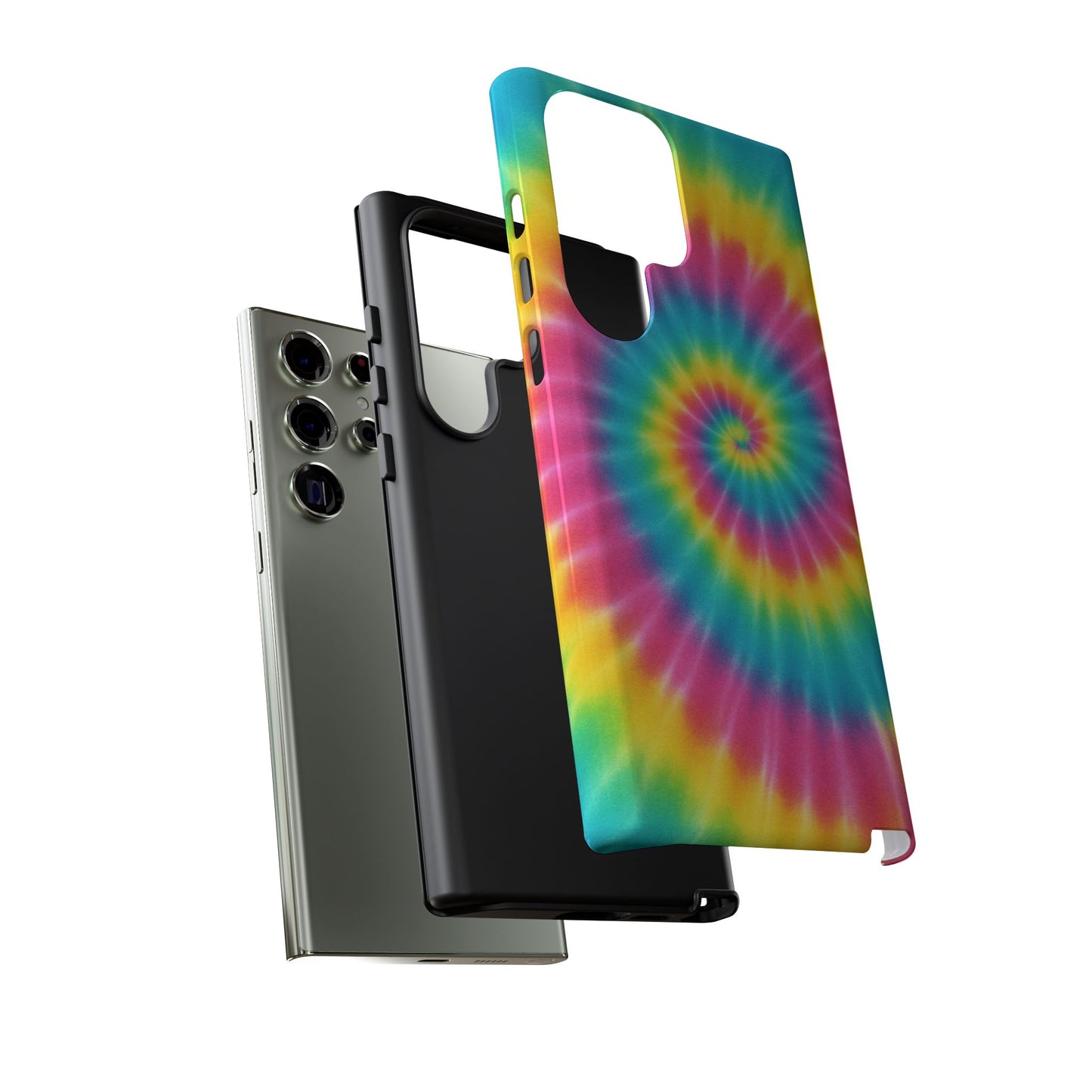 Colorful Tie-Dye Phone Case, Vibrant Phone Cover, Boho Style Accessory, Gift for Teens, Trendy Phone Accessories