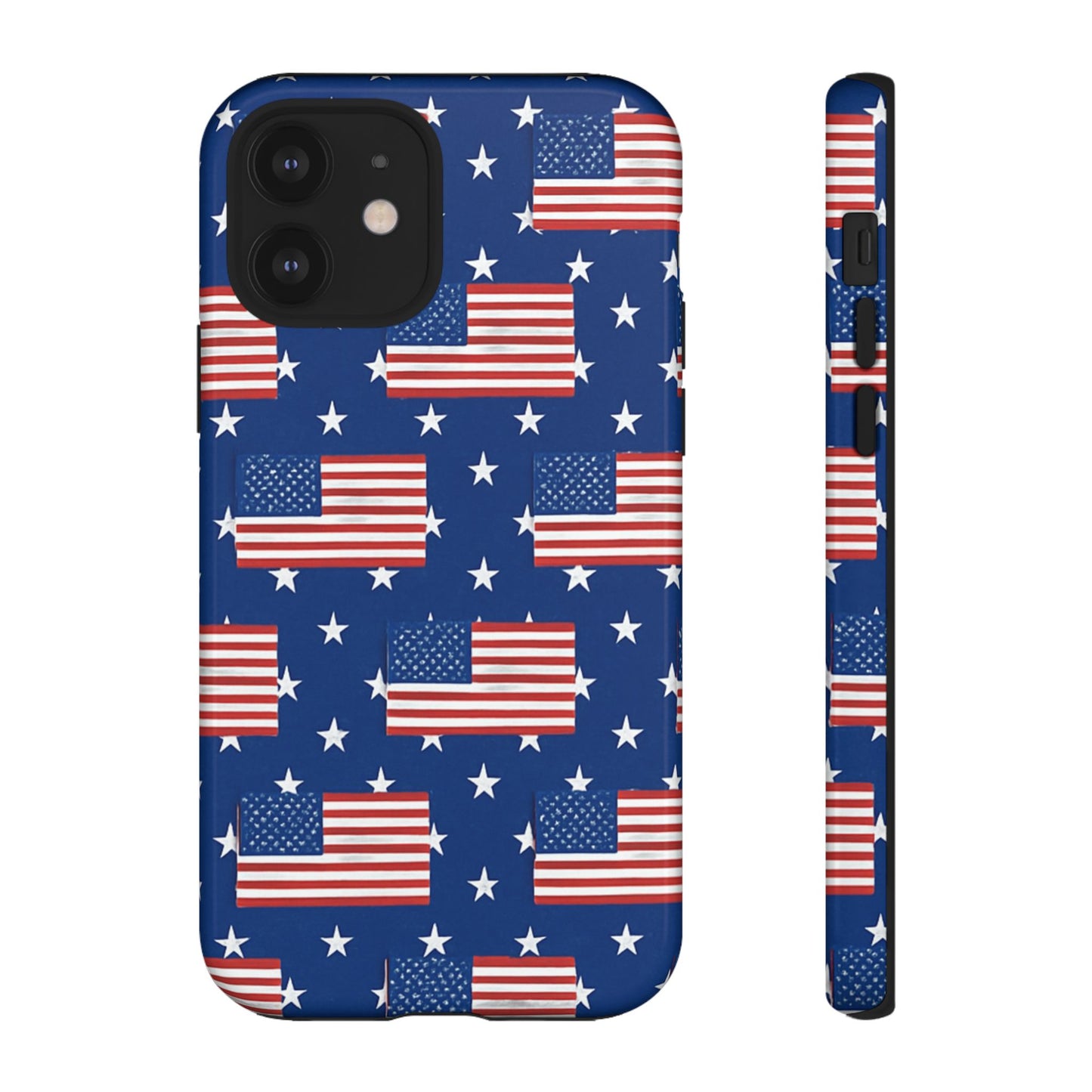 Patriotic Phone Case, Independence Day Accessories, American Flag Design, Star-Spangled Cover, Summer BBQ Gift