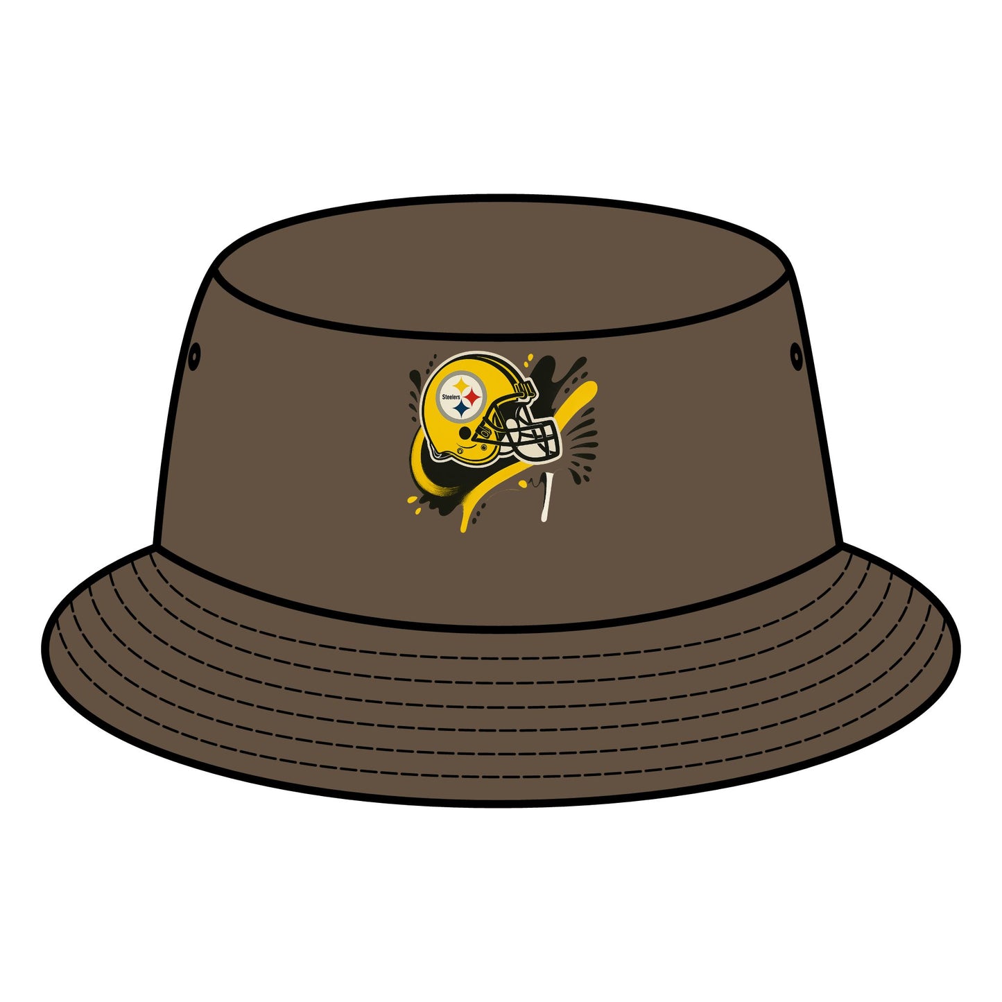Steelers Bucket Hat, Casual Summer Hat, Sports Fan Accessory, Tailgate Gear, Gift for Football Lovers