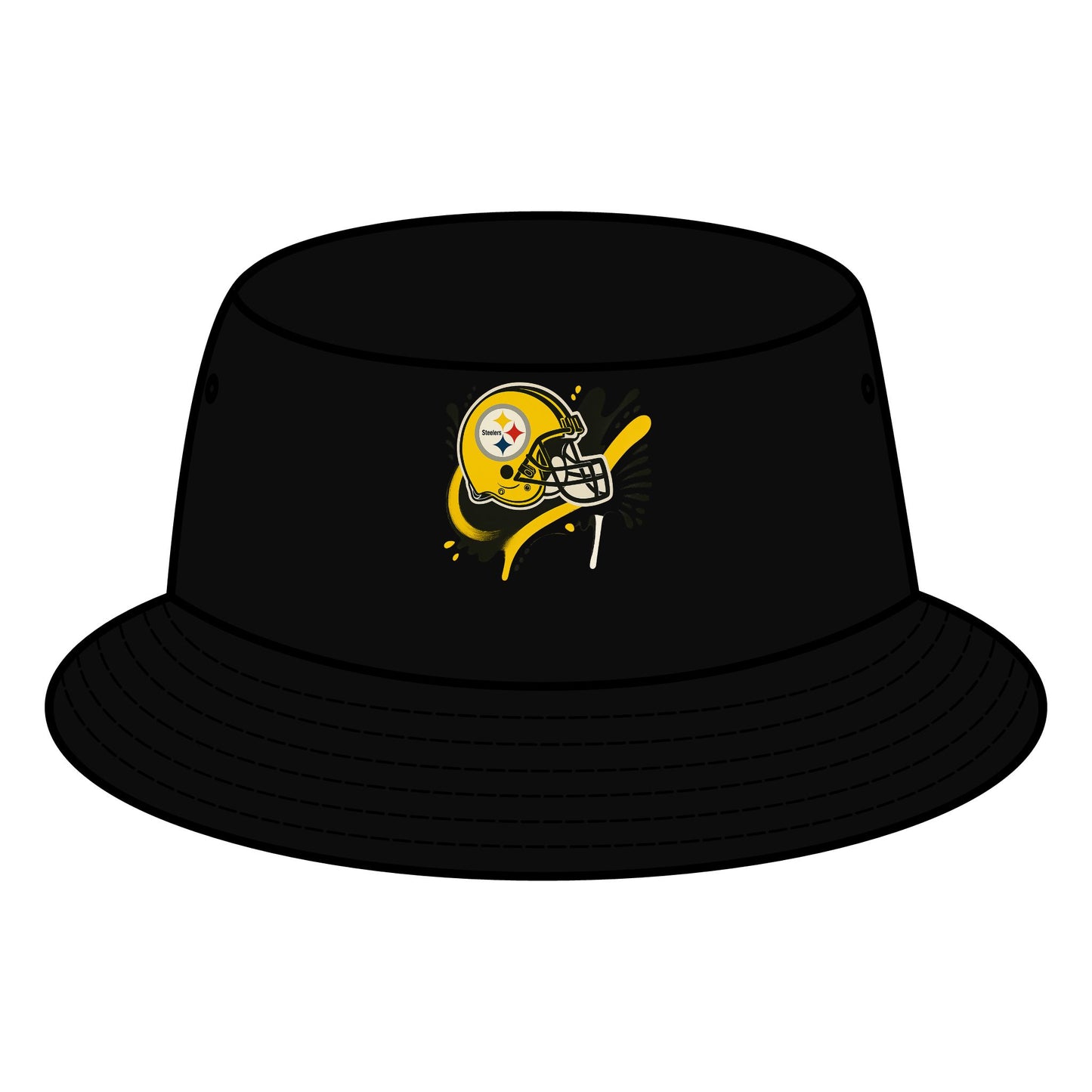 Steelers Bucket Hat, Casual Summer Hat, Sports Fan Accessory, Tailgate Gear, Gift for Football Lovers