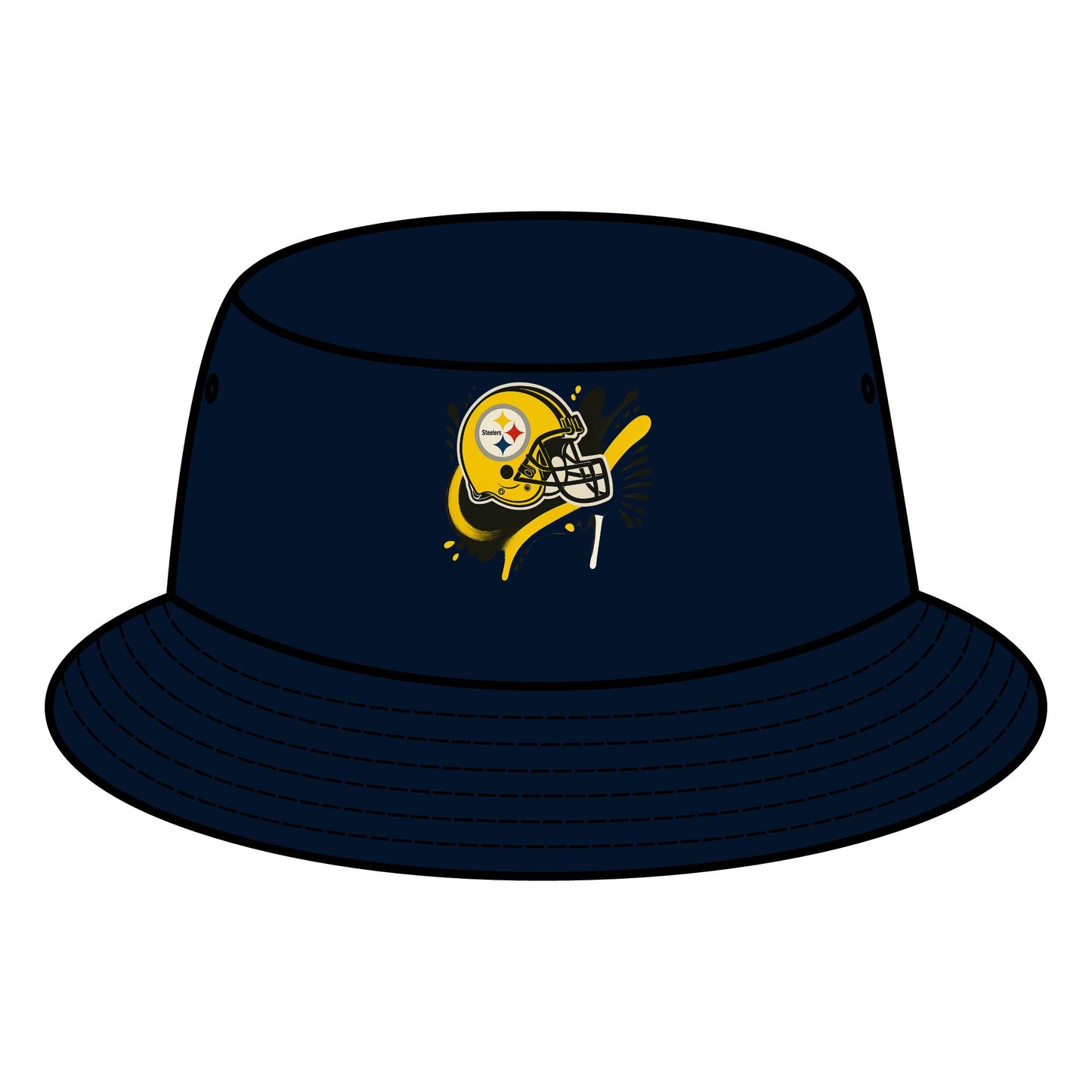Steelers Bucket Hat, Casual Summer Hat, Sports Fan Accessory, Tailgate Gear, Gift for Football Lovers