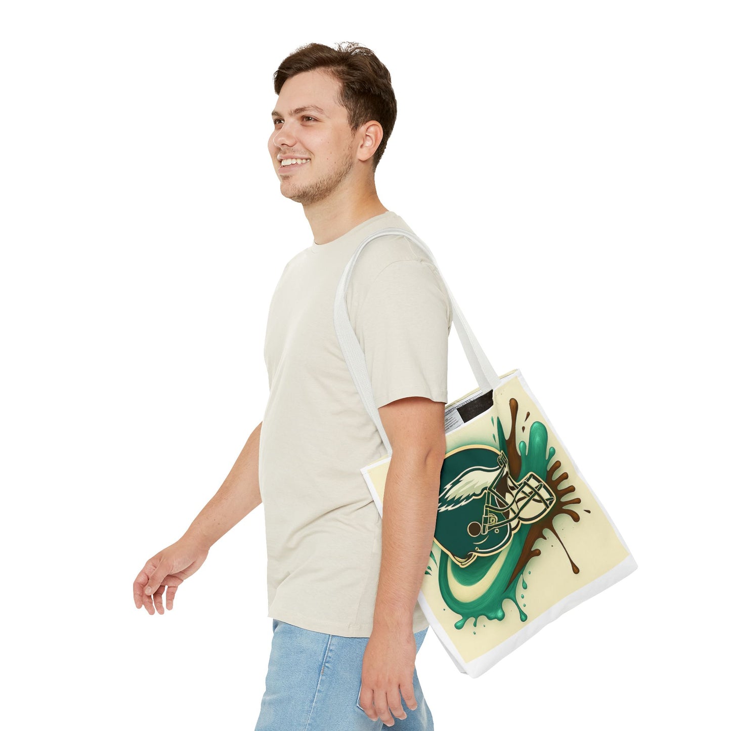 Sports-Themed Tote Bag for Fans | Unique Gift for Game Day, Eco-Friendly Shopping, Beach, Travel, and Everyday Use