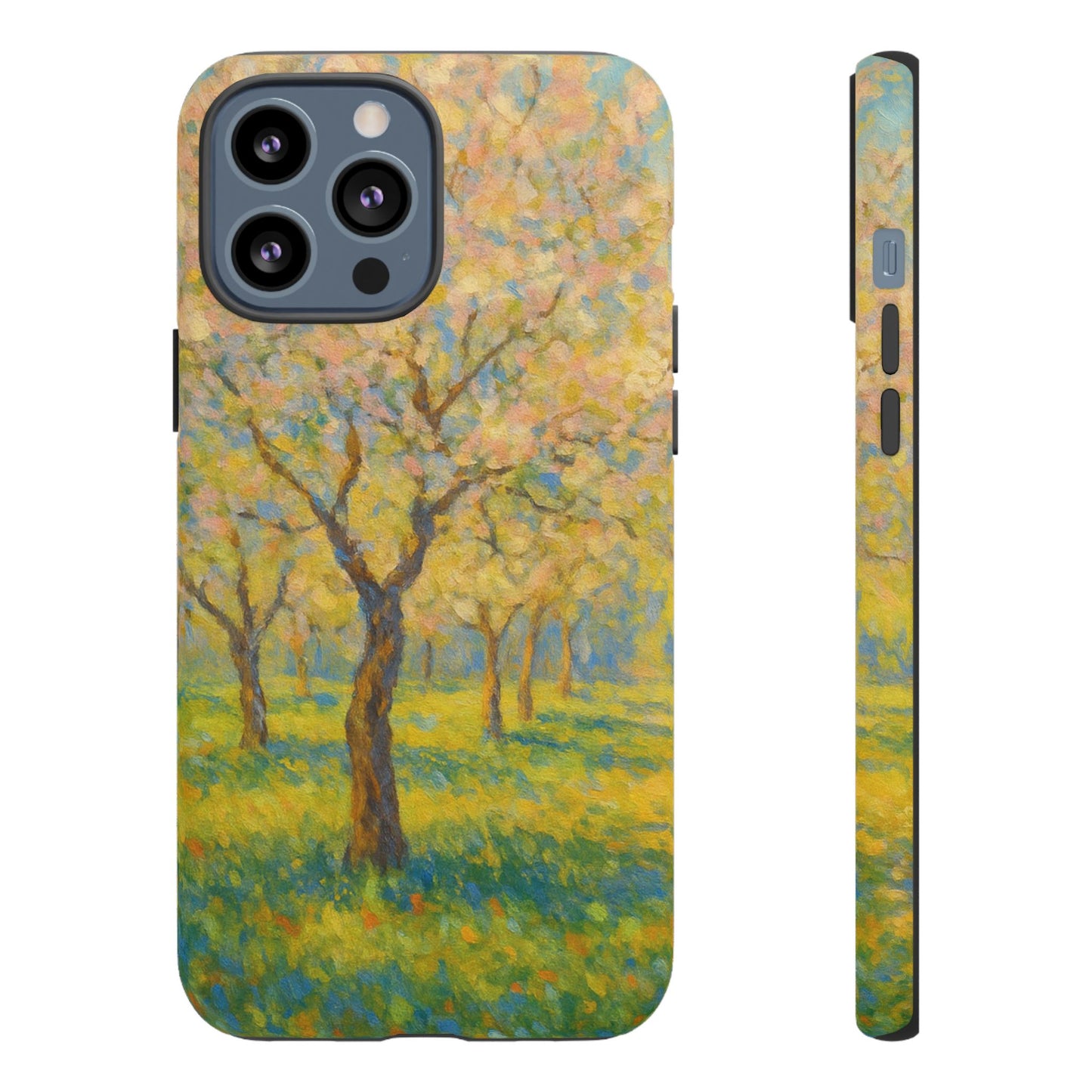 Artistic Phone Case, Tough Phone Case, Flower Tree Case, Spring Decor, Unique Phone Cover, Nature Lover Gift