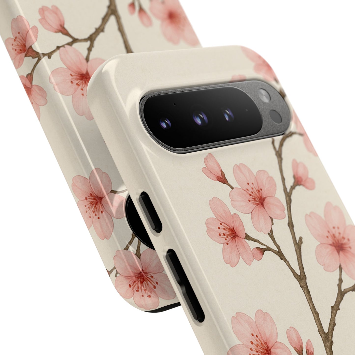 Cherry Blossom Phone Case, Floral Phone Cover, Tough Case for Gifts, Spring Decor, Cute Tech Accessories, Nature Lover's Gift
