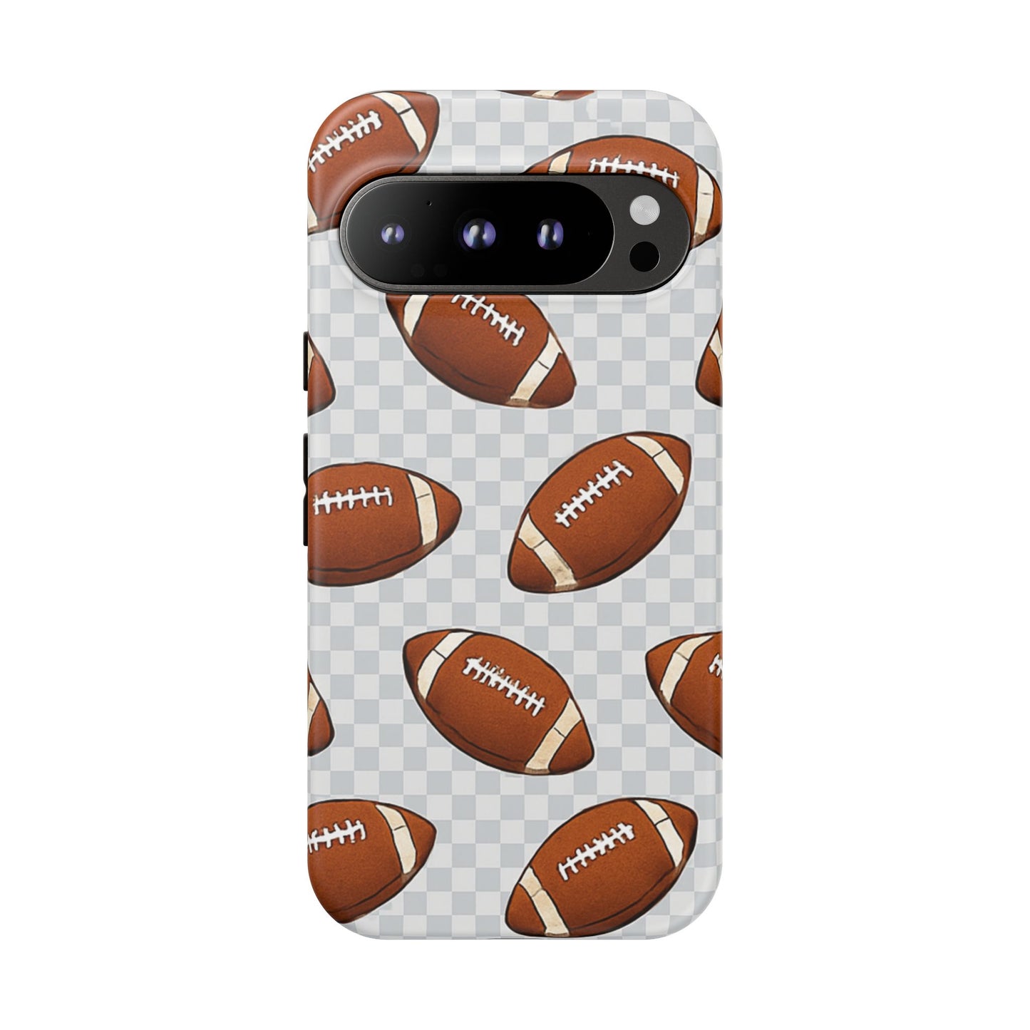 Football Phone Case, Tough Cases for Sports Fans, Unique Gift for Football Lovers, Protective Decor, Athletic Accessories