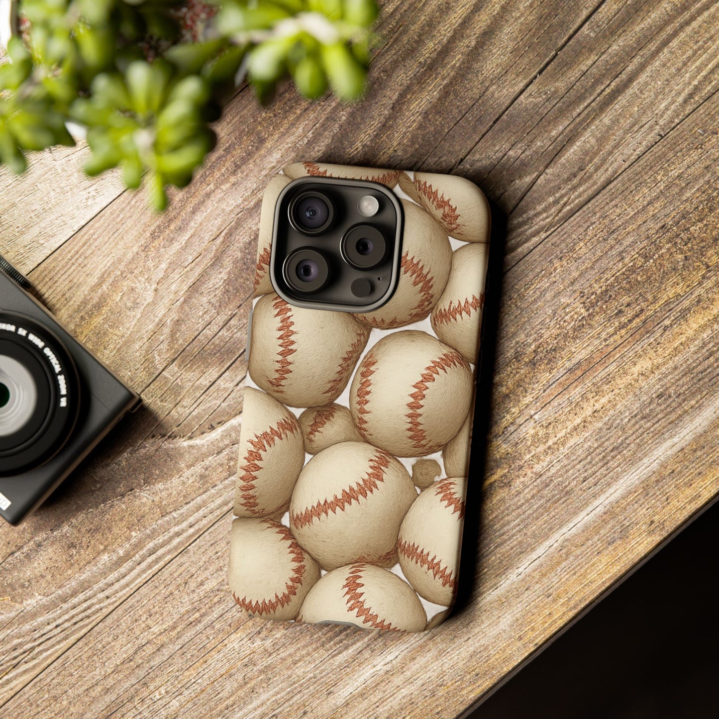 Baseball Phone Case, Tough Cases for Sports Fans, Custom iPhone Cover, Unique Gift for Baseball Lovers, Durable Protection