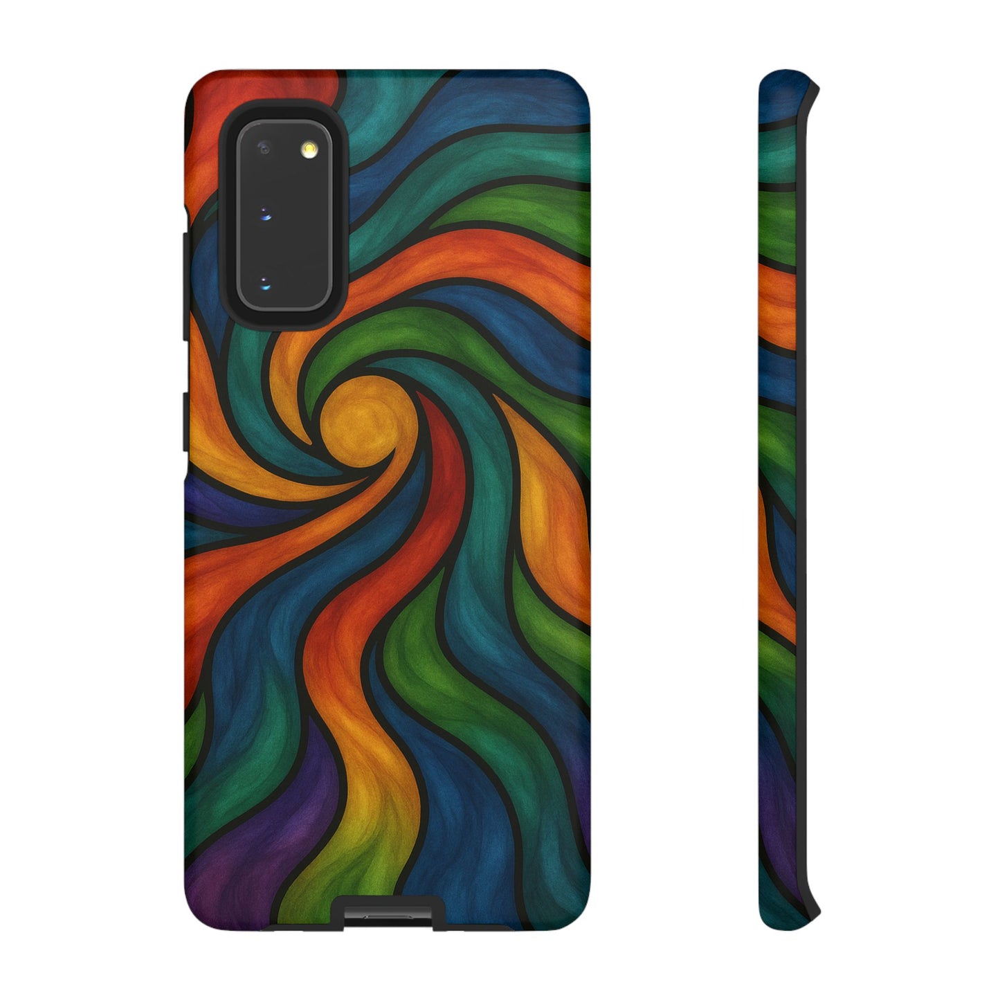 Colorful Swirl Phone Case | Tough Cases, Vibrant Design, Gift for Art Lovers, Funky Case, Unique Phone Accessories