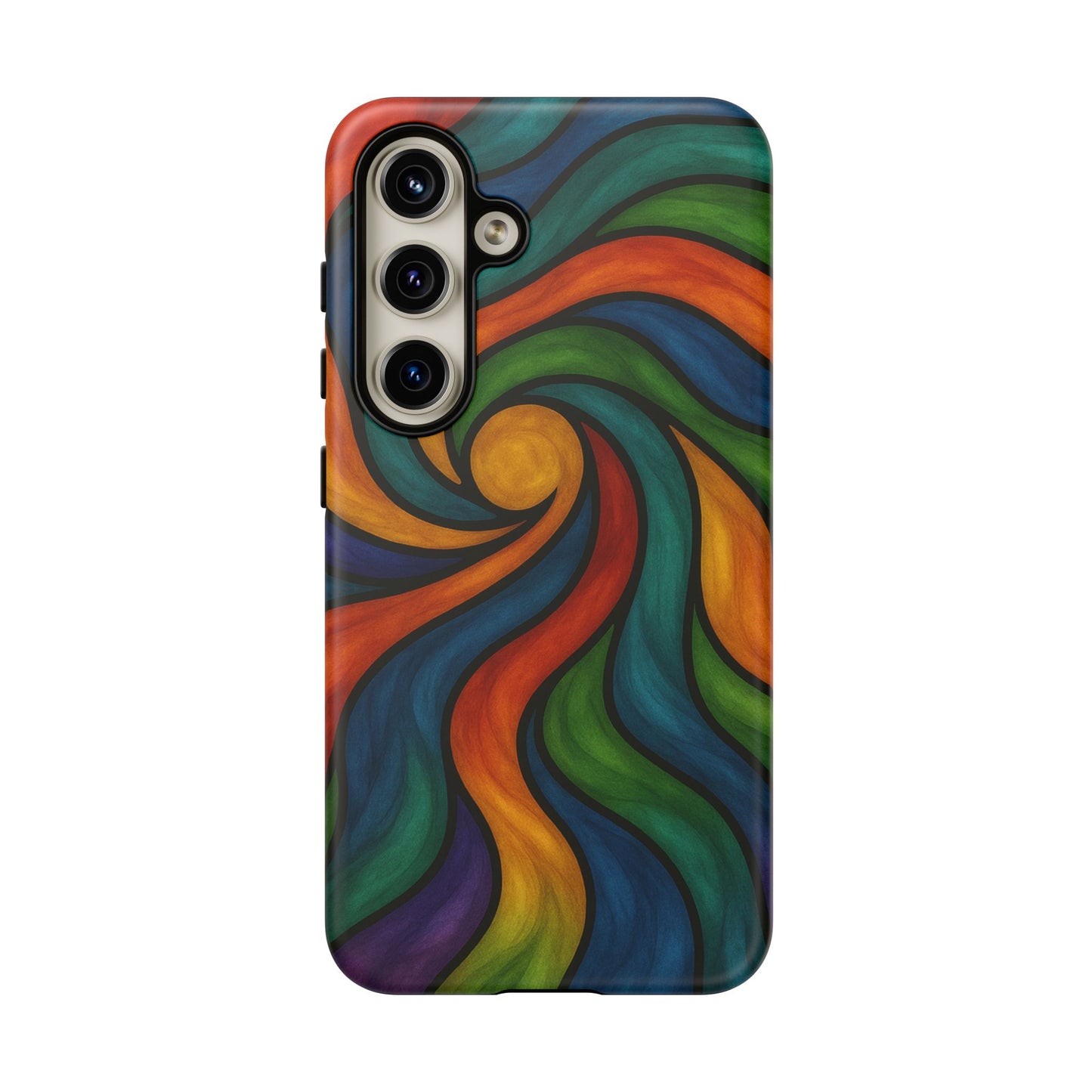 Colorful Swirl Phone Case | Tough Cases, Vibrant Design, Gift for Art Lovers, Funky Case, Unique Phone Accessories