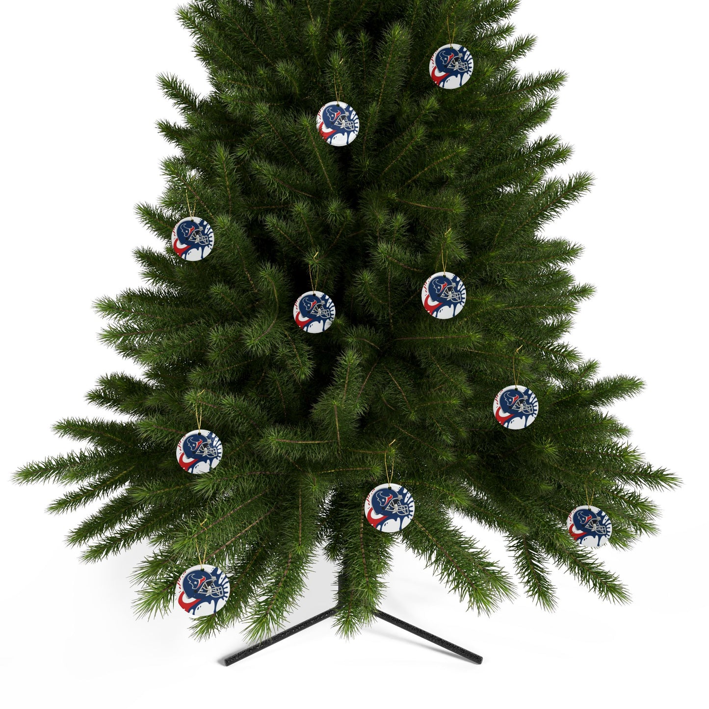 Houston Texans Ceramic Ornaments - NFL Team Decor, Holiday Decorations, Sports Fan Gifts