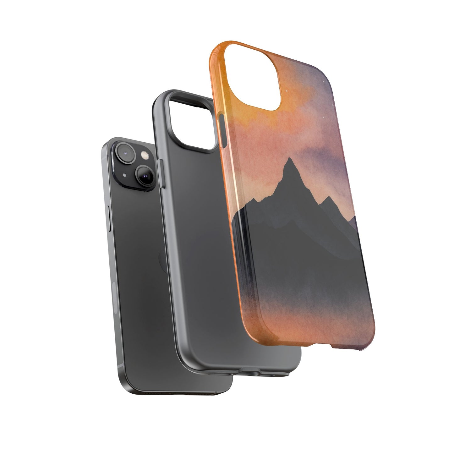 Mountain Sunset Phone Case, Nature Lover's Gift, Adventure Phone Cover, Unique Cellphone Accessories, Outdoor Enthusiast Decor