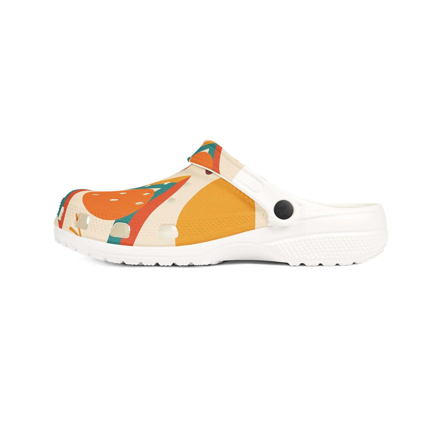 Vibrant EVA Foam Rubber Clogs, Fun Slip-On Shoes, Colorful Patterned Footwear, Casual Summer Shoes, Unique Garden Clogs