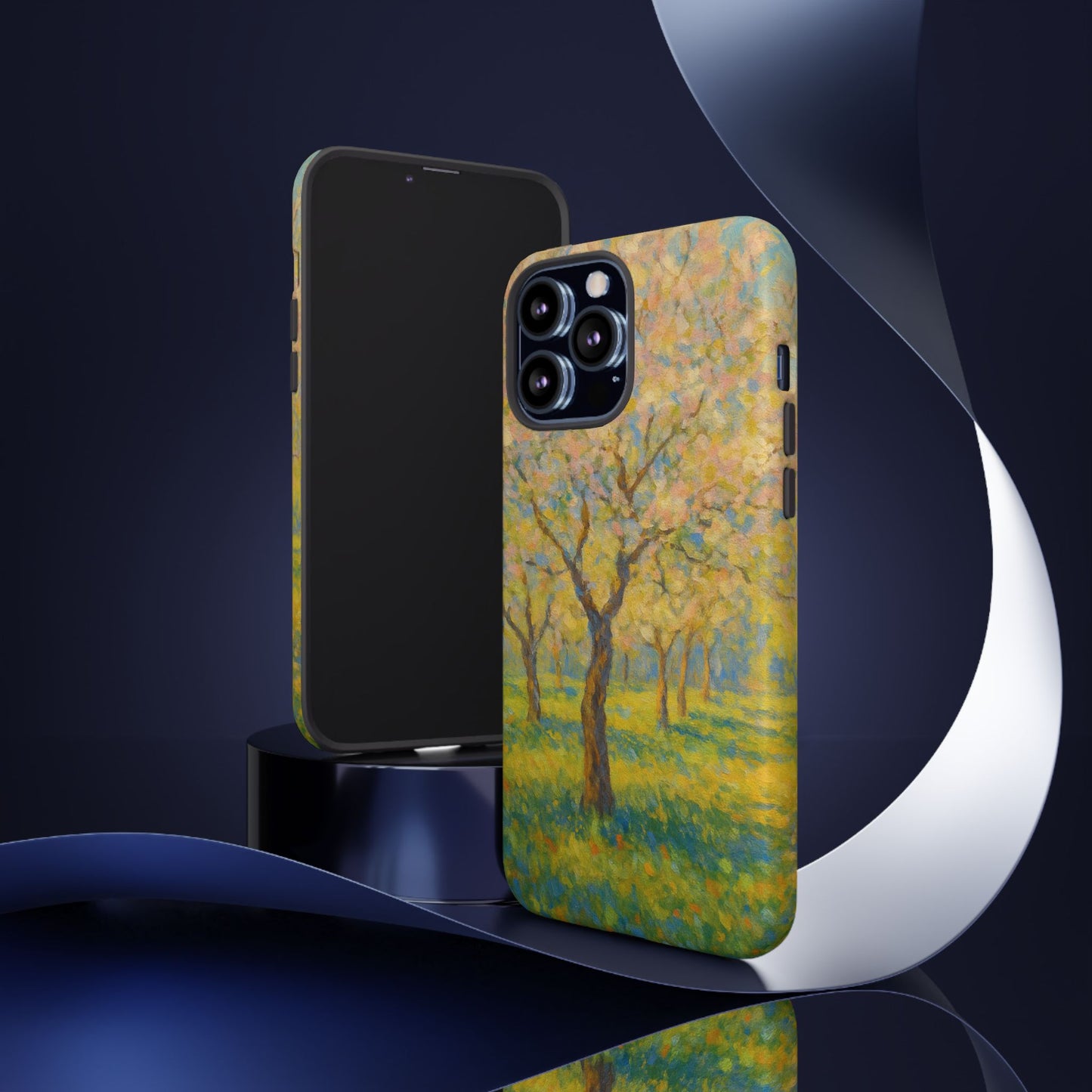 Artistic Phone Case, Tough Phone Case, Flower Tree Case, Spring Decor, Unique Phone Cover, Nature Lover Gift