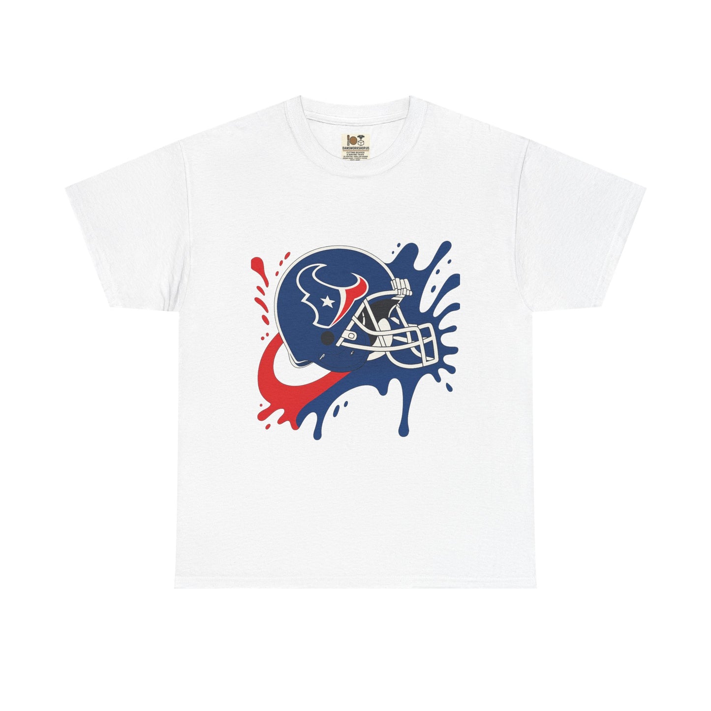 Football Splash Art Tee, Unisex Sports Shirt, Game Day Casual Wear, Gift for Fans, Holidays, Team Spirit Apparel