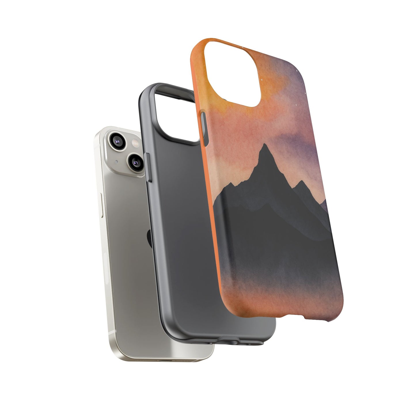 Mountain Sunset Phone Case, Nature Lover's Gift, Adventure Phone Cover, Unique Cellphone Accessories, Outdoor Enthusiast Decor