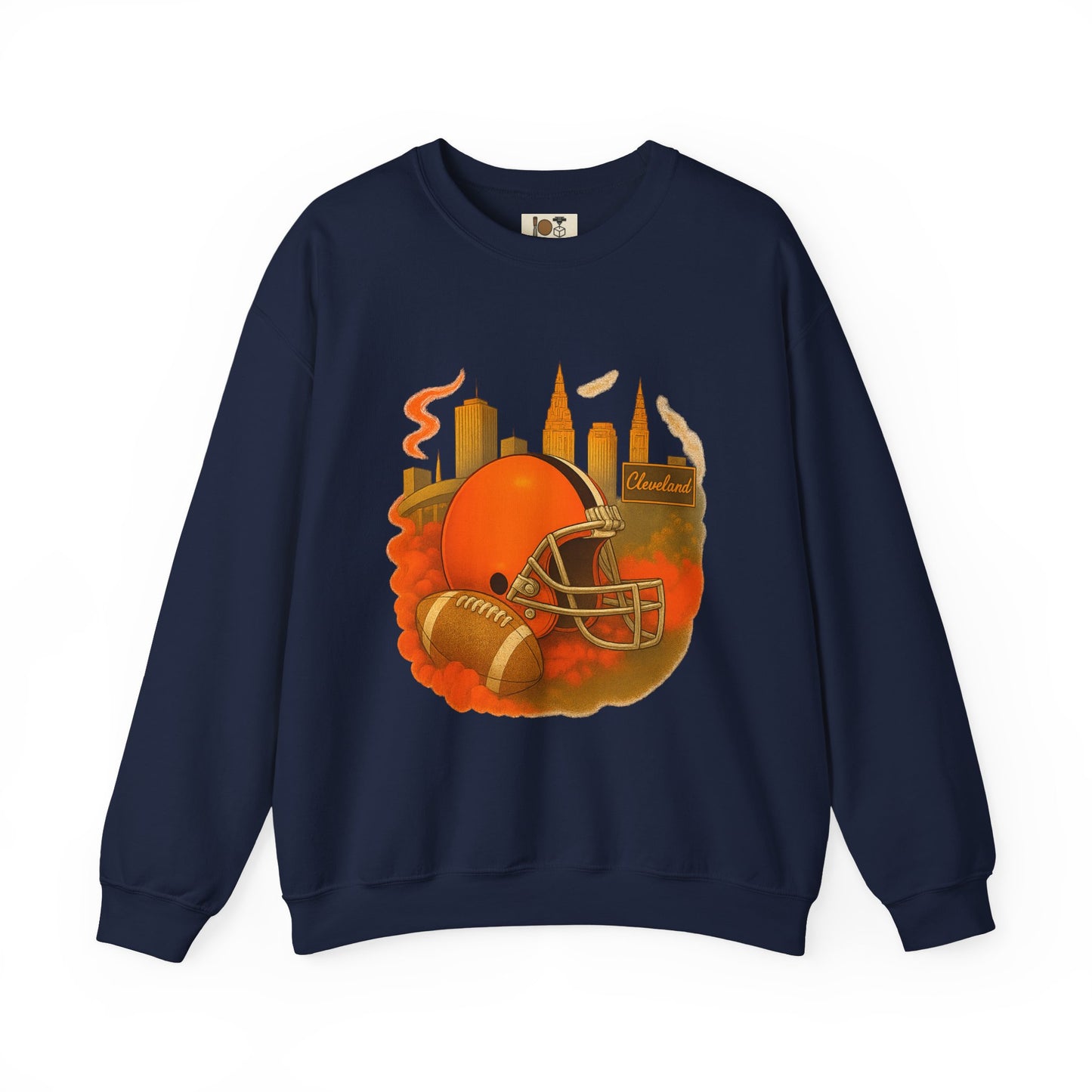 Cleveland Football Crewneck Sweatshirt