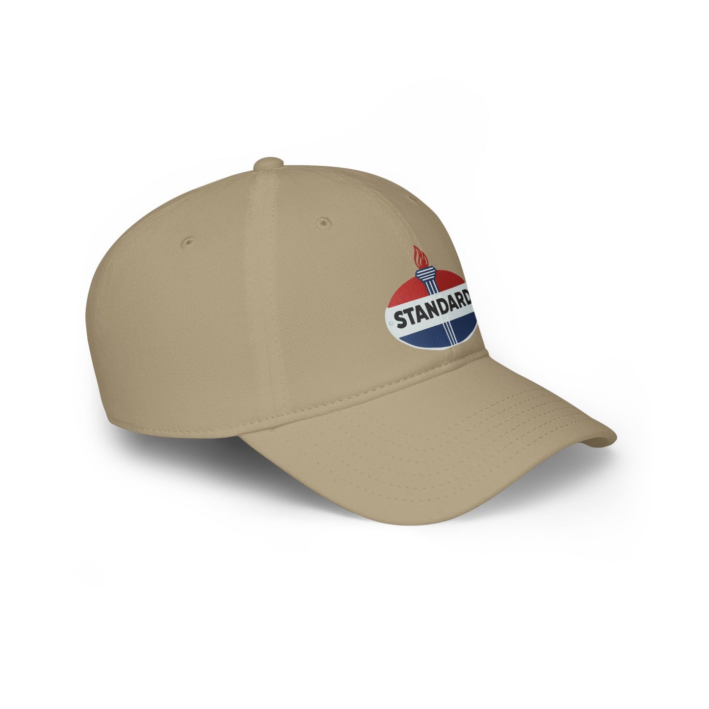 Vintage Style Low Profile Baseball Cap with Standard Logo, Perfect for Casual Outings, Cap Gift, Summer Hat, Outdoor Activities