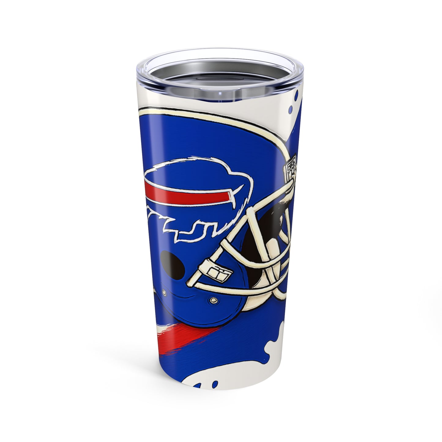 Buffalo Bills 20oz Tumbler - Personalized Travel Mug, Sports Fan Gift, Team Spirit Cup, Tailgating Drinkware, NFL Merchandise