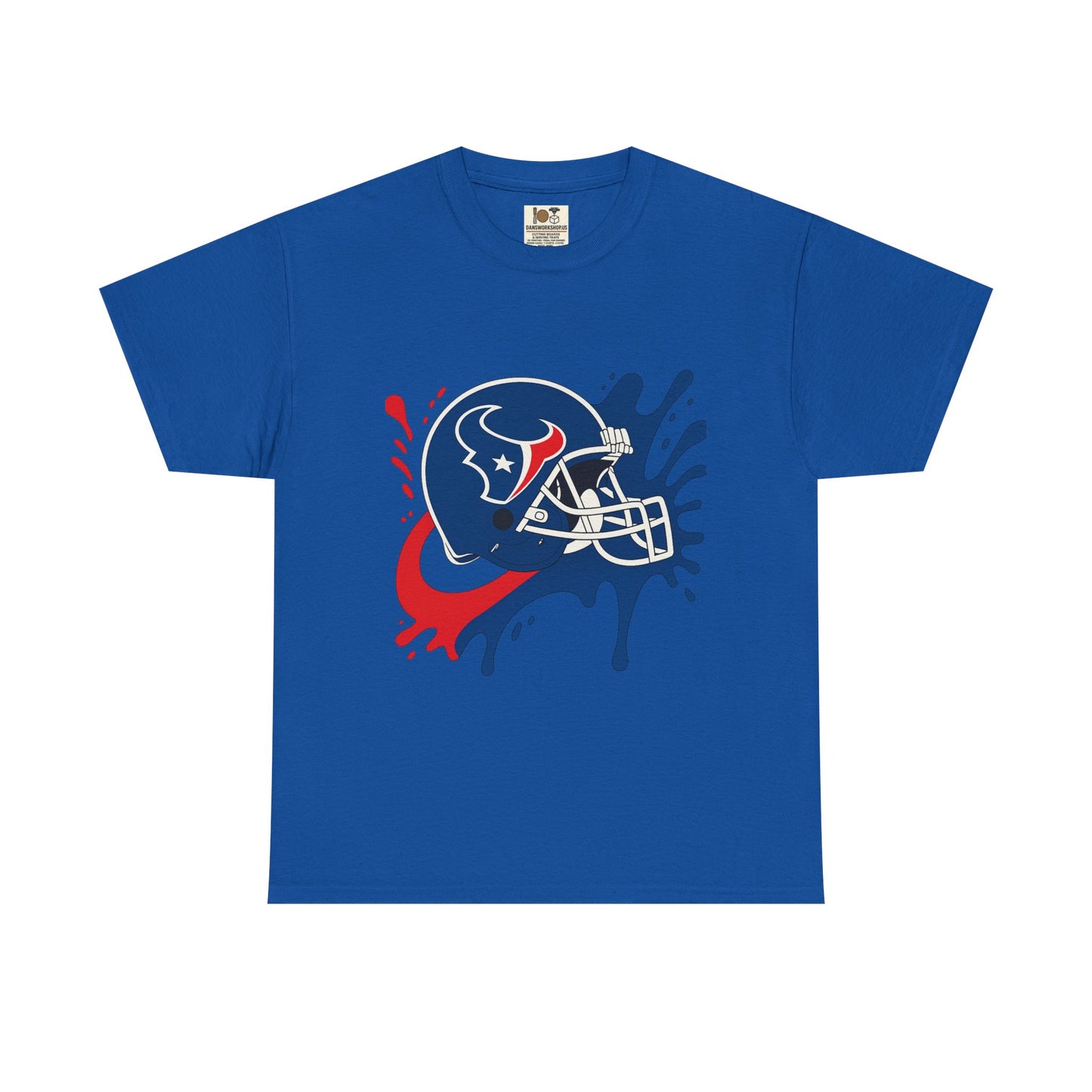 Football Splash Art Tee, Unisex Sports Shirt, Game Day Casual Wear, Gift for Fans, Holidays, Team Spirit Apparel