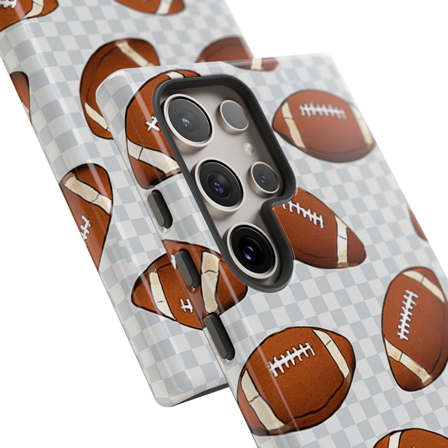 Football Phone Case, Tough Cases for Sports Fans, Unique Gift for Football Lovers, Protective Decor, Athletic Accessories