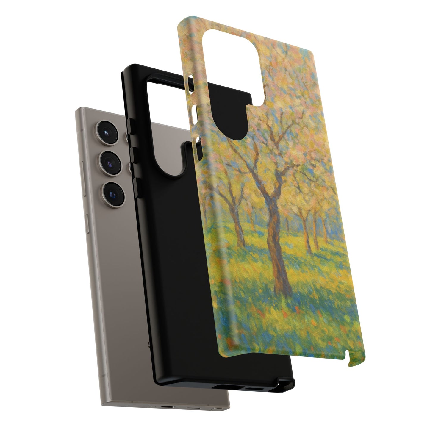 Artistic Phone Case, Tough Phone Case, Flower Tree Case, Spring Decor, Unique Phone Cover, Nature Lover Gift