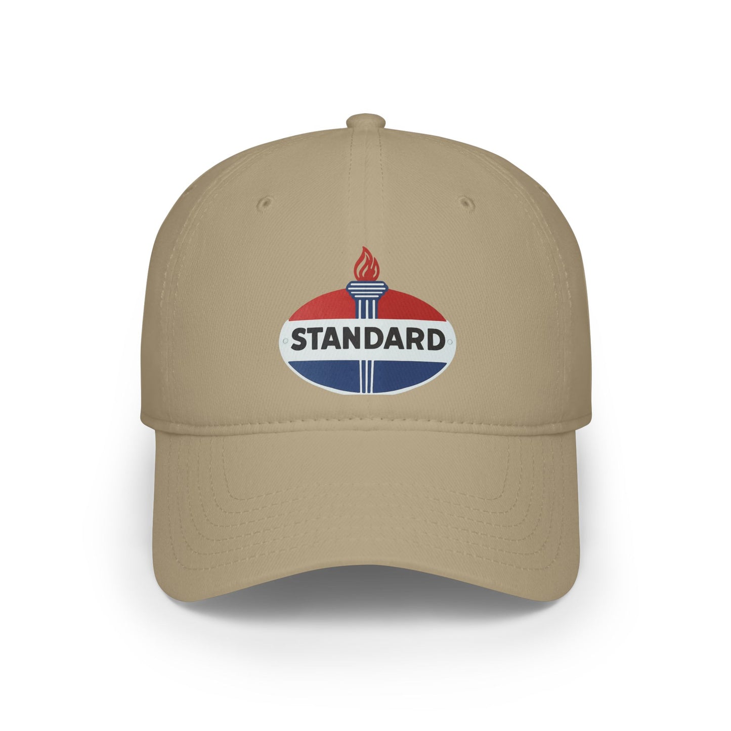 Vintage Style Low Profile Baseball Cap with Standard Logo, Perfect for Casual Outings, Cap Gift, Summer Hat, Outdoor Activities