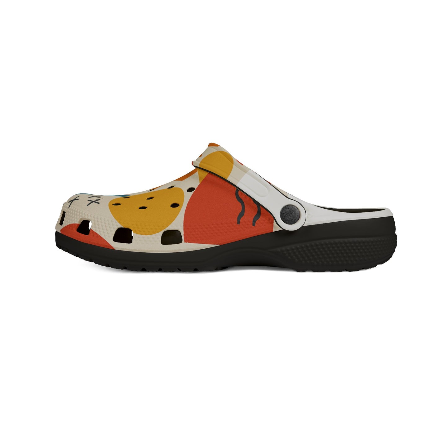 Colorful Patterned EVA Foam Clogs, Stylish Slip-On Shoes, Casual Footwear, Summer Accessories, Unique Gift Idea