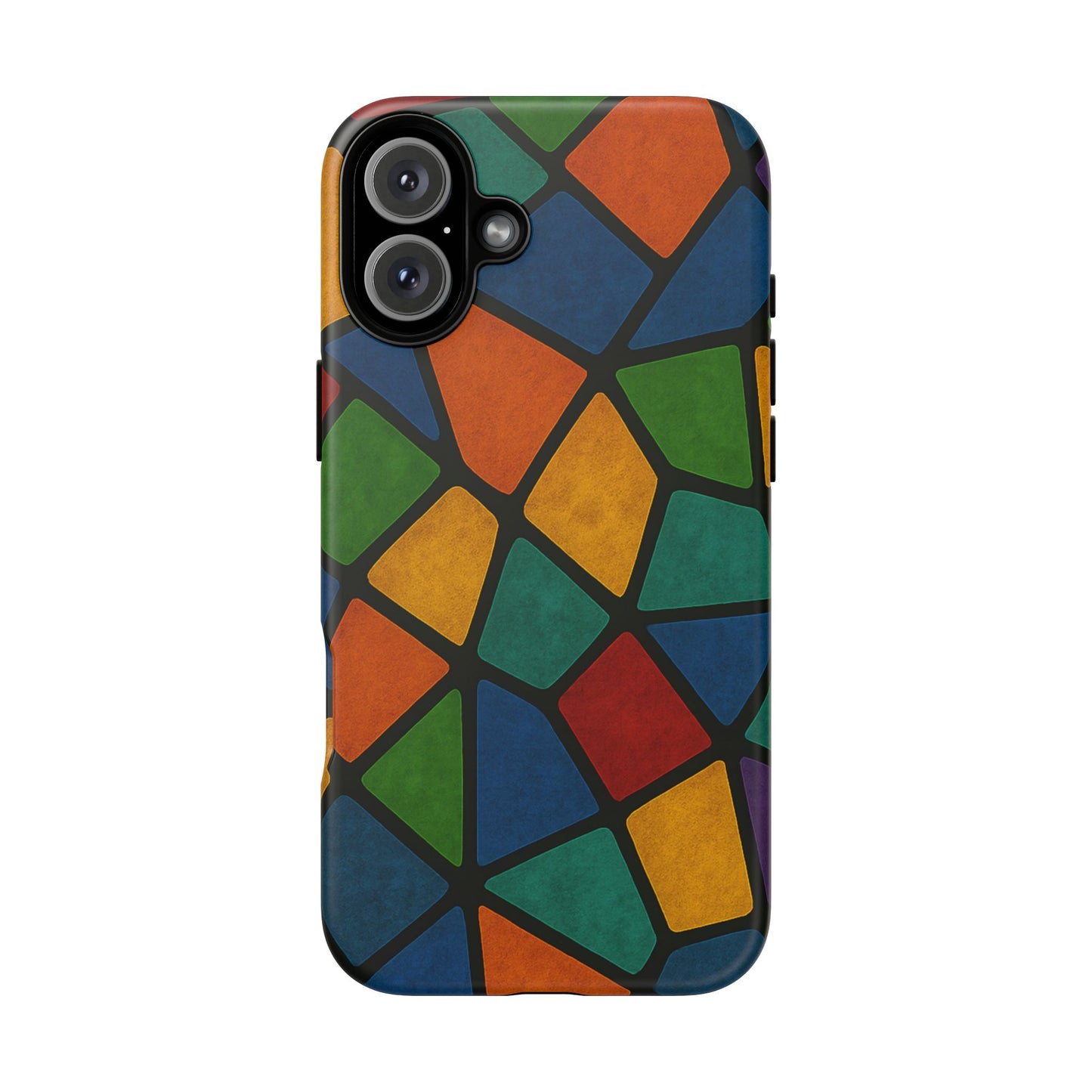 Colorful Mosaic Phone Case, Tough Cell Phone Cover, Vibrant Smartphone Protector, Unique Gift for Weddings, Birthday, Holidays