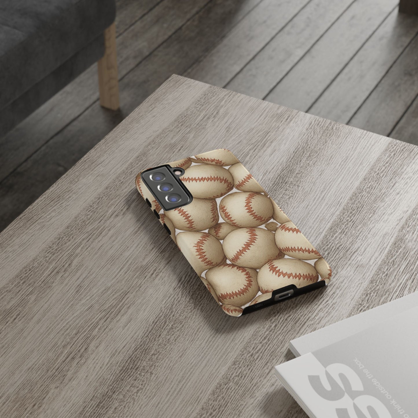Baseball Phone Case, Tough Cases for Sports Fans, Custom iPhone Cover, Unique Gift for Baseball Lovers, Durable Protection