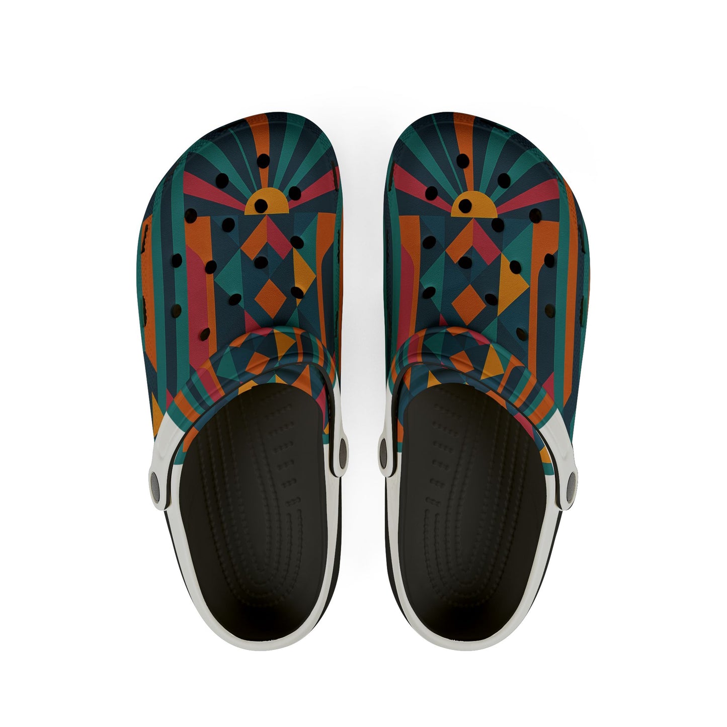 Vibrant AOP EVA Foam Clogs for Trendy Comfort | Unique Slip-On Shoes, Summer Fun, Festival Footwear, Casual Wear, Gift Ideas