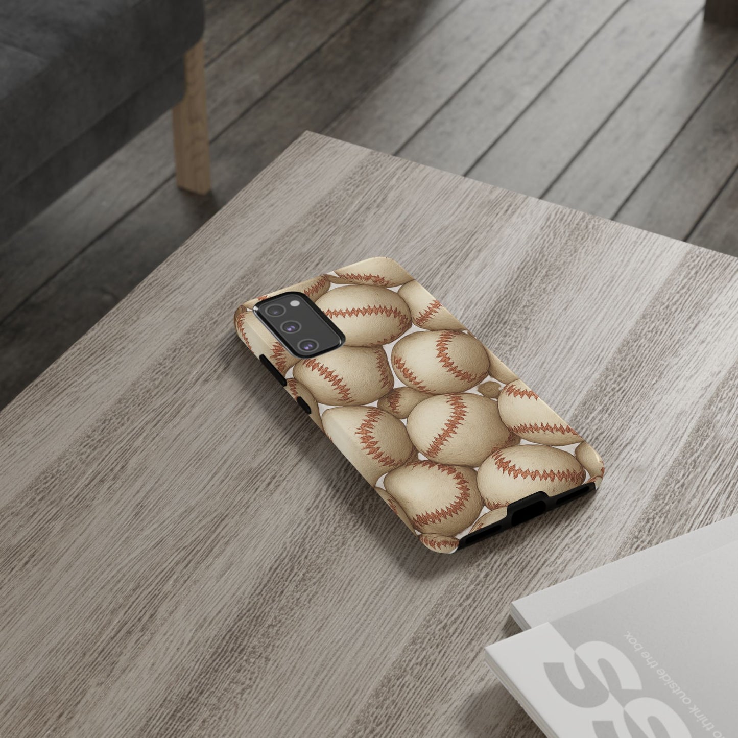 Baseball Phone Case, Tough Cases for Sports Fans, Custom iPhone Cover, Unique Gift for Baseball Lovers, Durable Protection