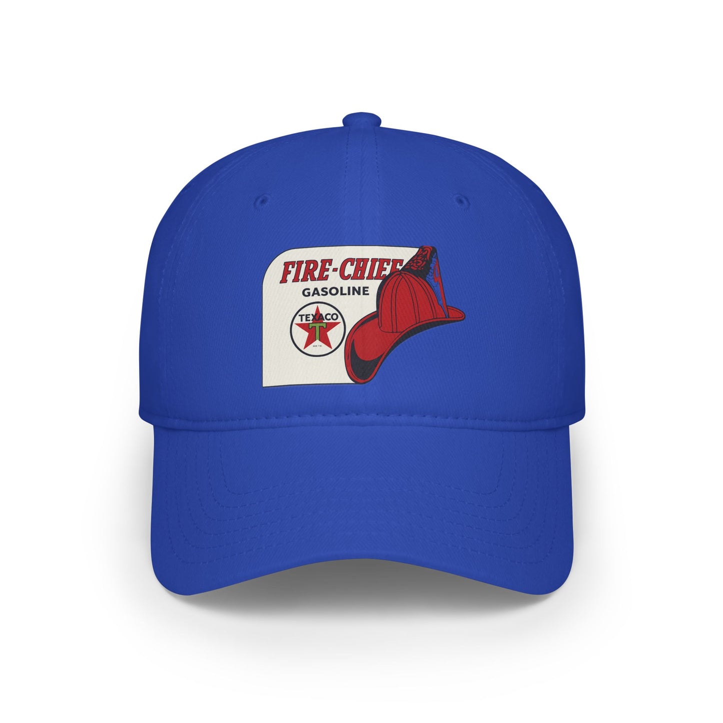 Vintage Fire Chief Baseball Cap, Ideal for Firefighters, Red Hat, Gasoline Logo Cap, Unique Gift for Men and Women